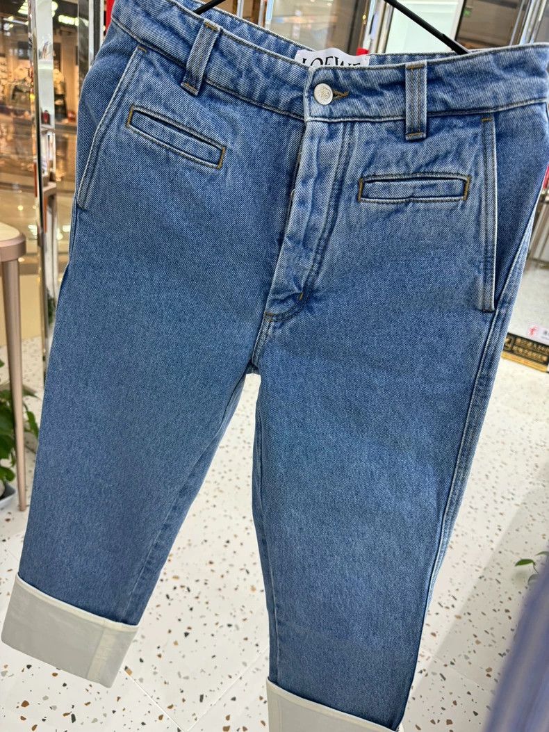 Loewe LOEWE FW21 Buttoned mid-waist straight jeans Size 42" / US 20 - 1 Thumbnail