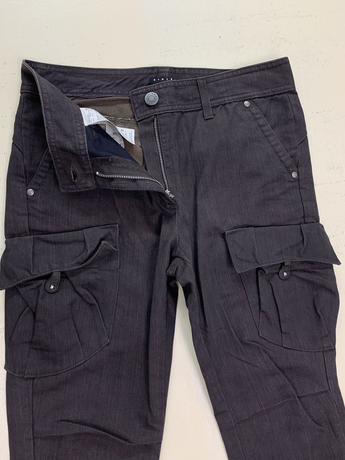 Japanese Brand × Sisley × Vintage Sisley Cargo Pants Size US 31 - 3 Thumbnail