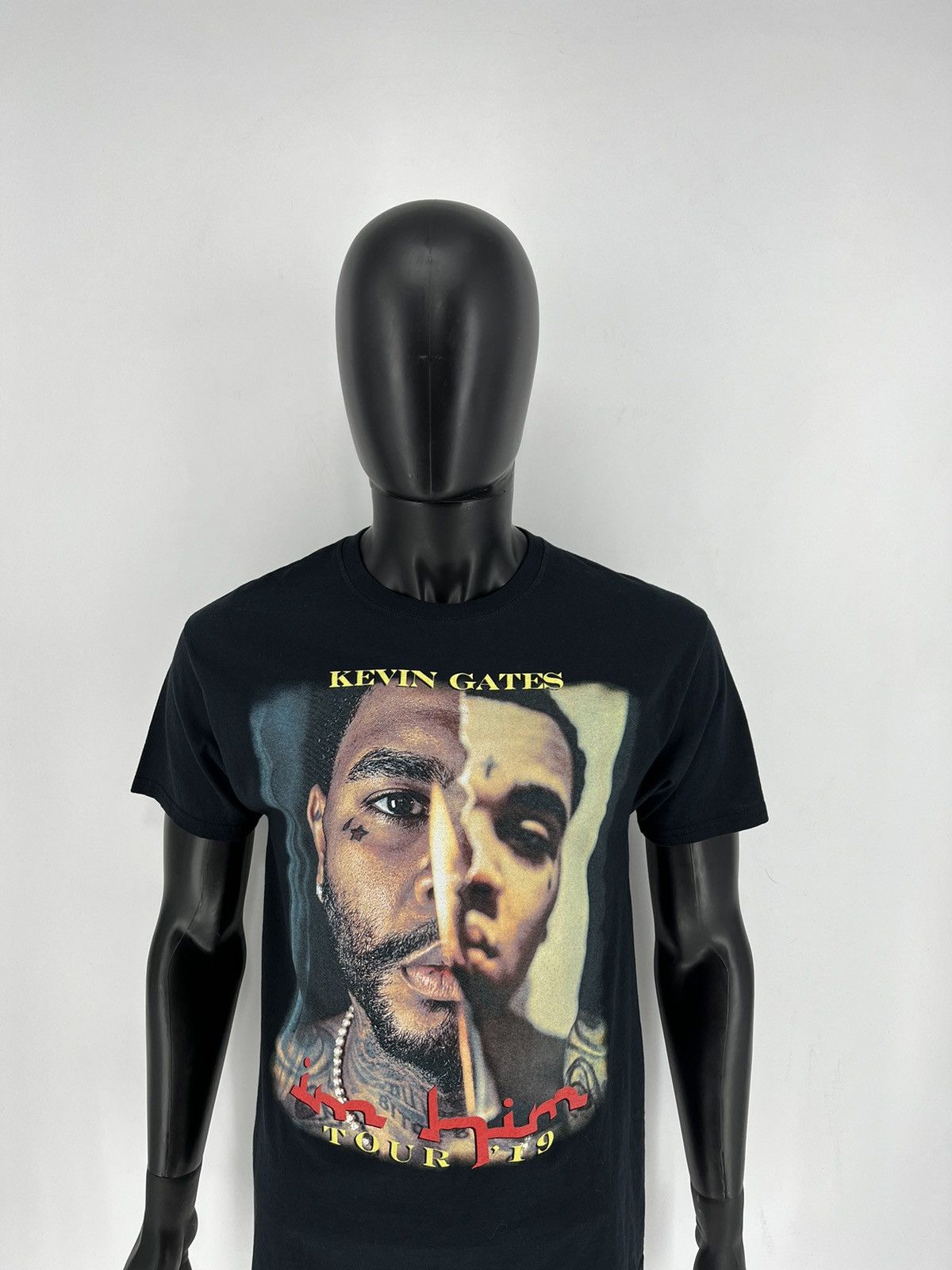 Band Tees Vintage Kevin Gates 2019 Tour Rap Tee Black Shirt Size M Size US M / EU 48-50 / 2 - 8 Thumbnail