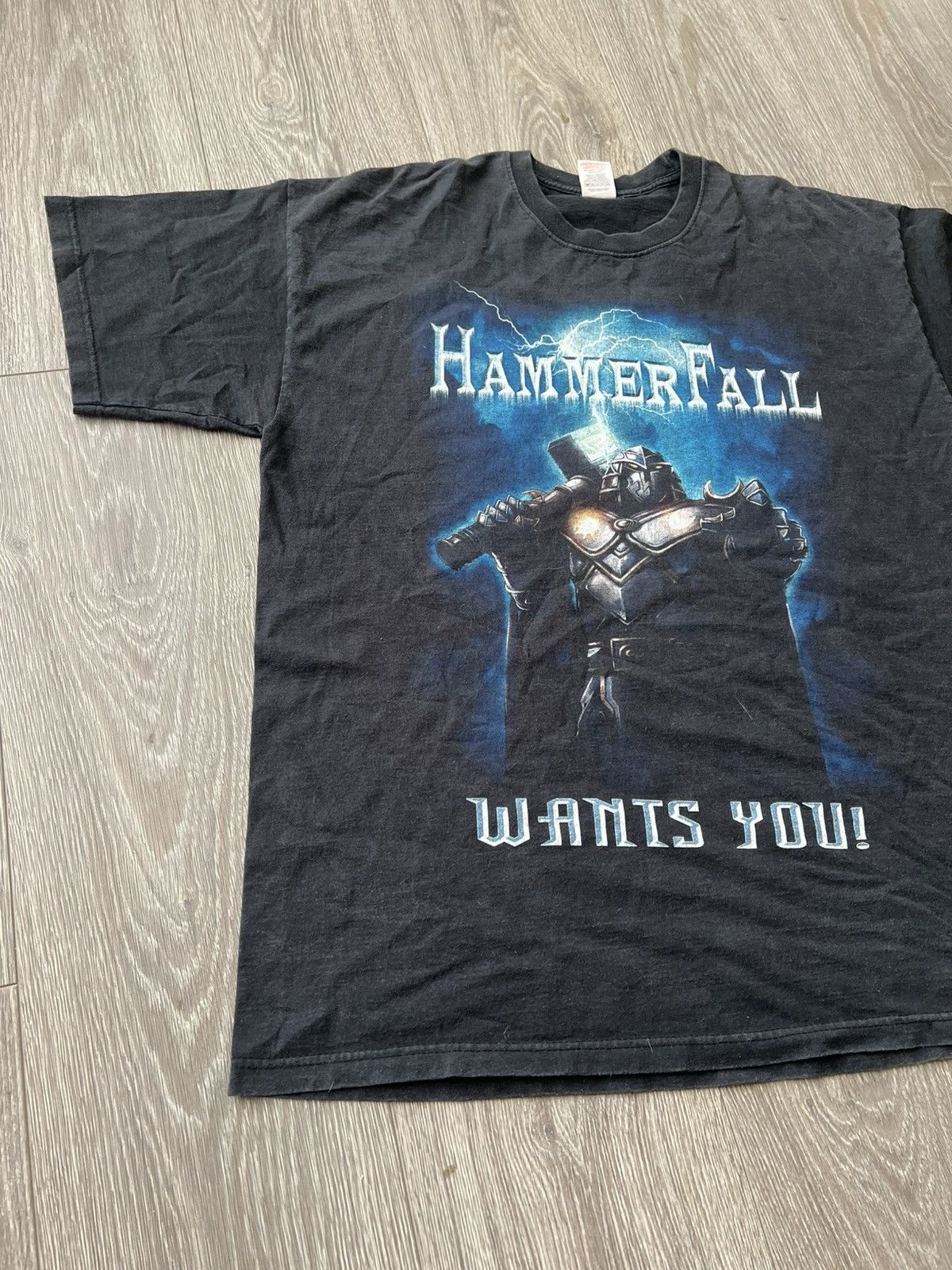Band Tees Vintage HammerFall 2005 Band Tour T-Shirt Size US XL / EU 56 / 4 - 4 Thumbnail