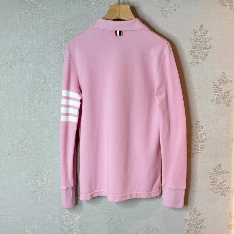 Thom Browne Thom Browne Pink cotton hoodie Size US XS / EU 42 / 0 - 3 Thumbnail