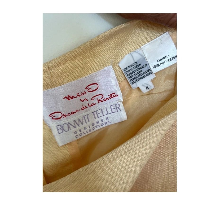 Oscar De La Renta VINTAGE 70'S Oscar De La Renta Couture SKIRT + MATCHING TOP Size 27" / US 4 / IT 40 - 10 Thumbnail