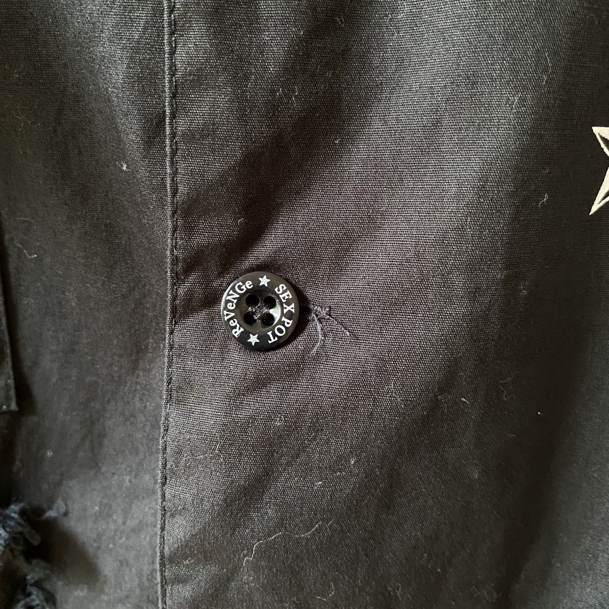 Sex Pot ReVeNGe SEX POT ReVeNGe Y2K Punk Black Studded Punk Patch Shirt Size US M / EU 48-50 / 2 - 9 Thumbnail