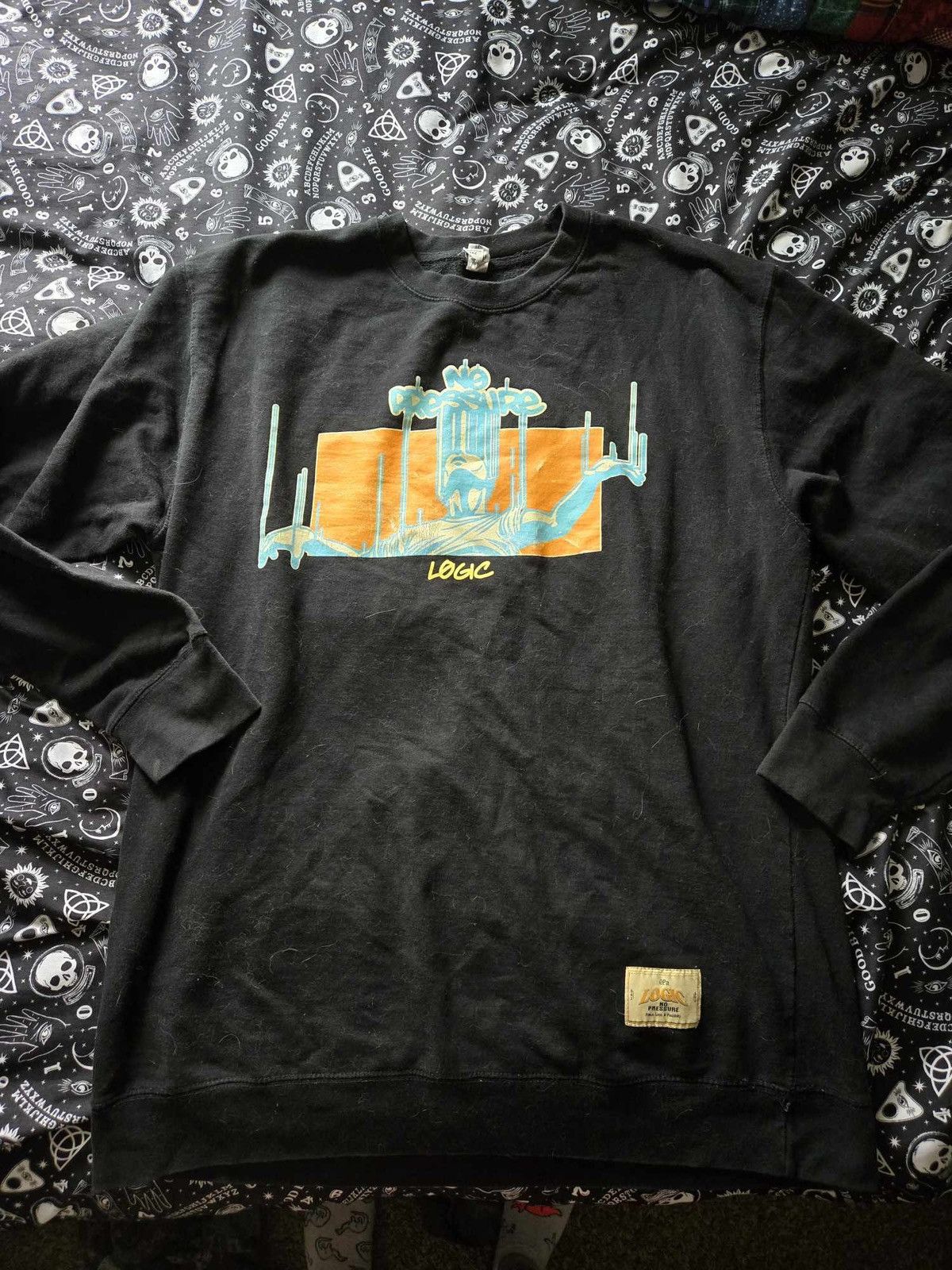 Logic Logic crew neck sweatshirt size 2XL black Size US XXL / EU 58 / 5 - 2 Thumbnail