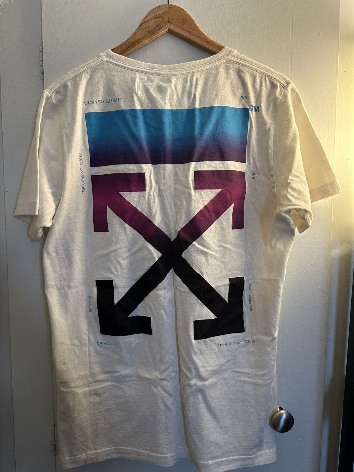 Off-White Off White Gradient Arrows Tee Size US M / EU 48-50 / 2 - 2 Thumbnail
