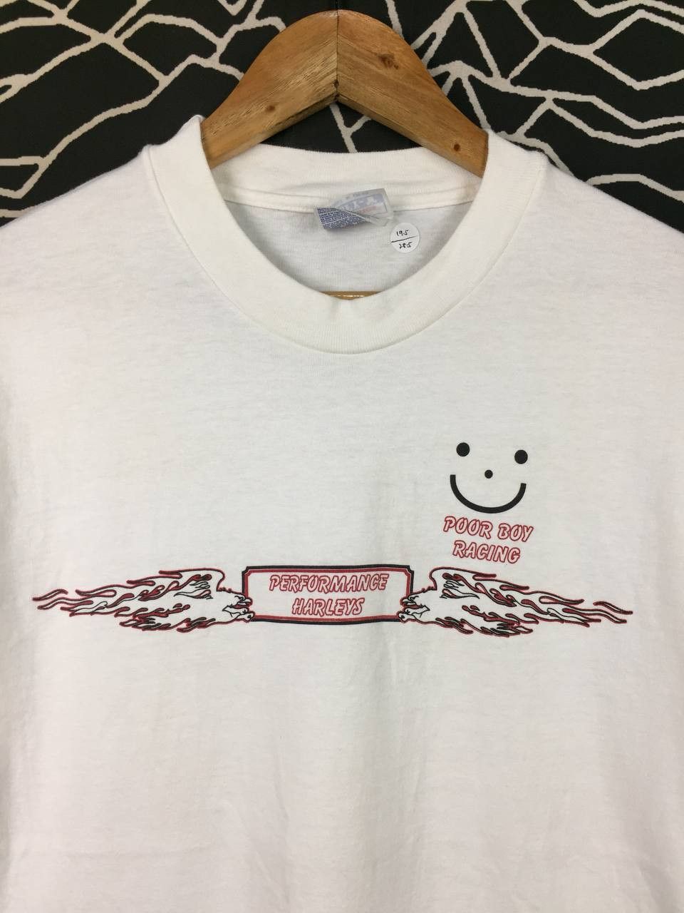 Vintage Vtg 90s Poor Boy Racing Performance Harleys Tee Size US M / EU 48-50 / 2 - 6 Thumbnail