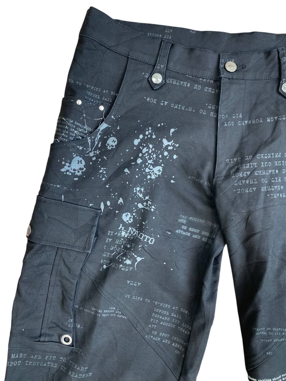 Japanese Brand Y2K H.Anachy Punk Bondage Pants Size US 34 / EU 50 - 3 Thumbnail