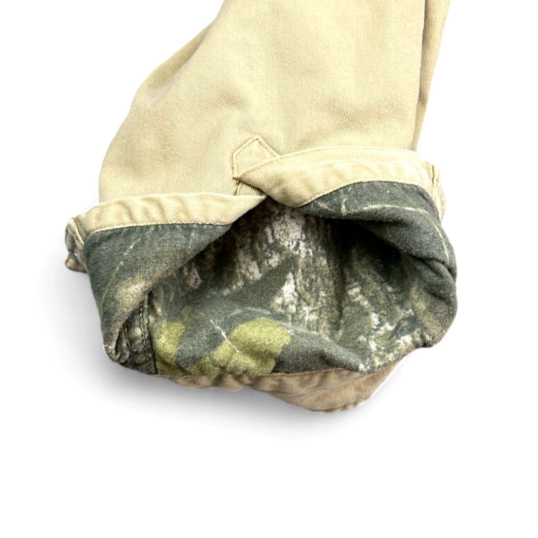 Vintage Mossy Oak Shirt Adult LARGE Brown Camouflage Lined Heavyweight Shacket Campfire Size US L / EU 52-54 / 3 - 7 Thumbnail