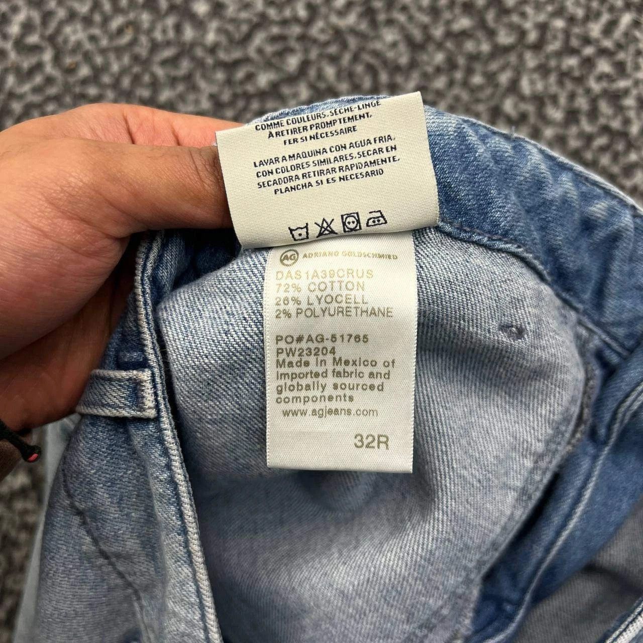 AG Adriano Goldschmied Adriano Goldschmied Caden Fatigue Jeans 32R Denim 36x27 Size 32" / US 10 / IT 46 - 9 Thumbnail