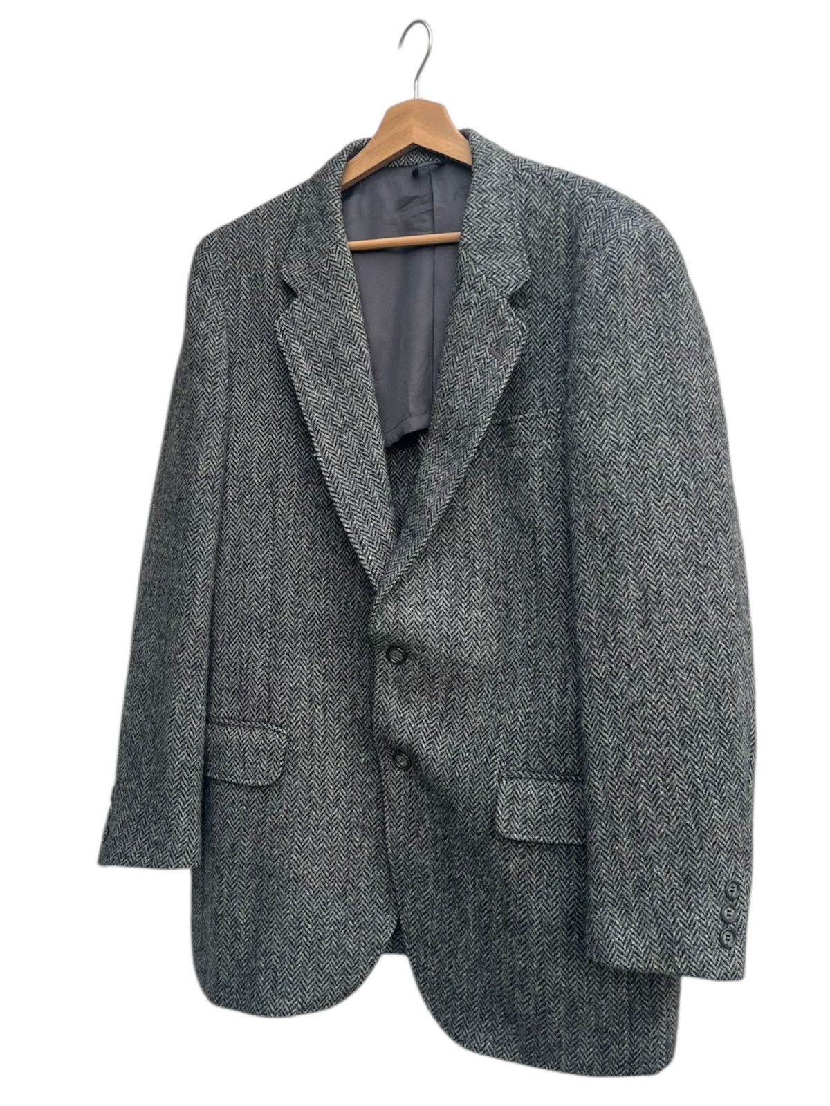 Harris Tweed Vintage Mr. Rough Rider Harris Tweed Herringbone Jacket Size US M / EU 48-50 / 2 - 6 Thumbnail