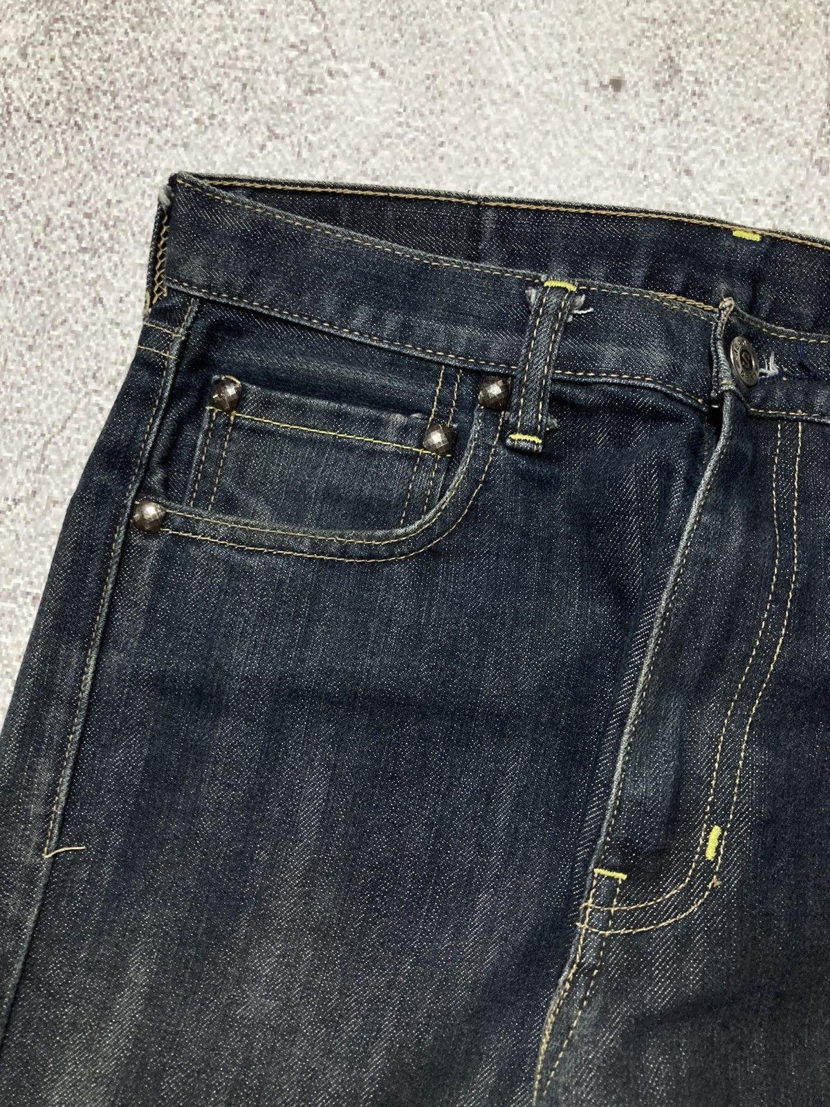 Japanese Brand 2000s Sugoi Tatto Embroidery Dragon Tiger Denim Jeans Size US 29 - 15 Thumbnail