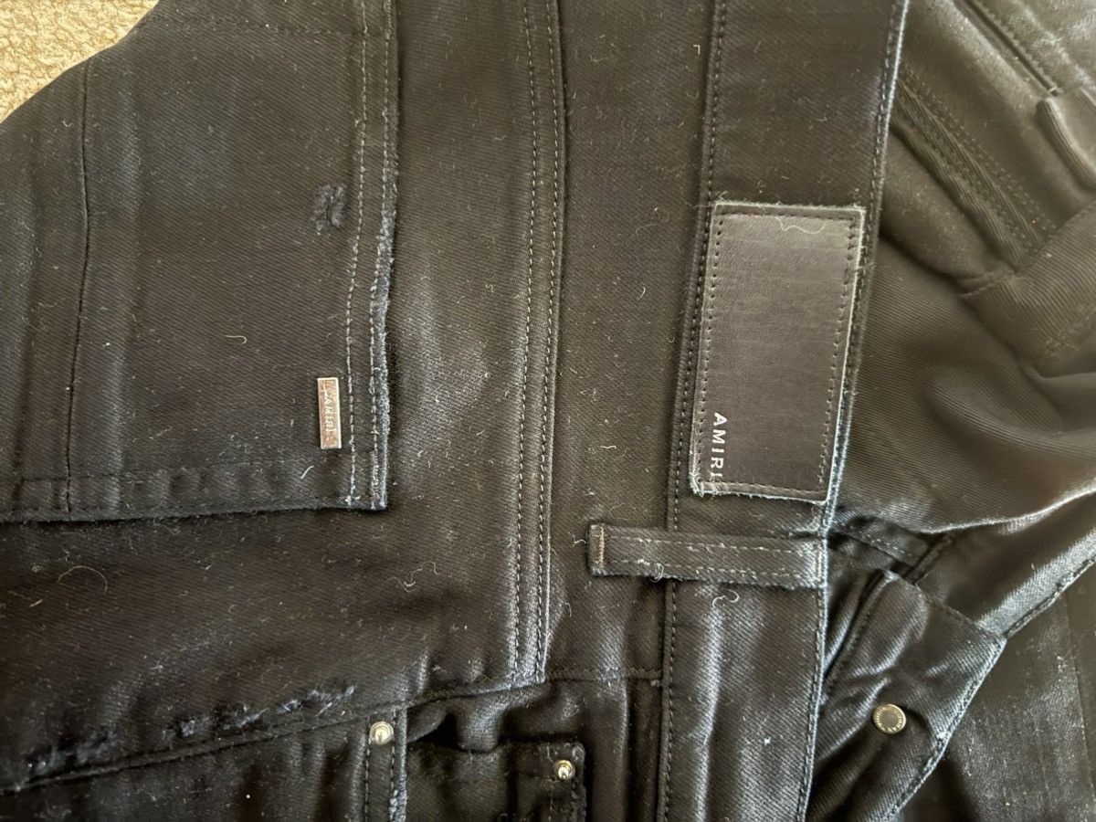 Amiri Black Silver Patch Amiri MX1 Size US 33 - 6 Thumbnail
