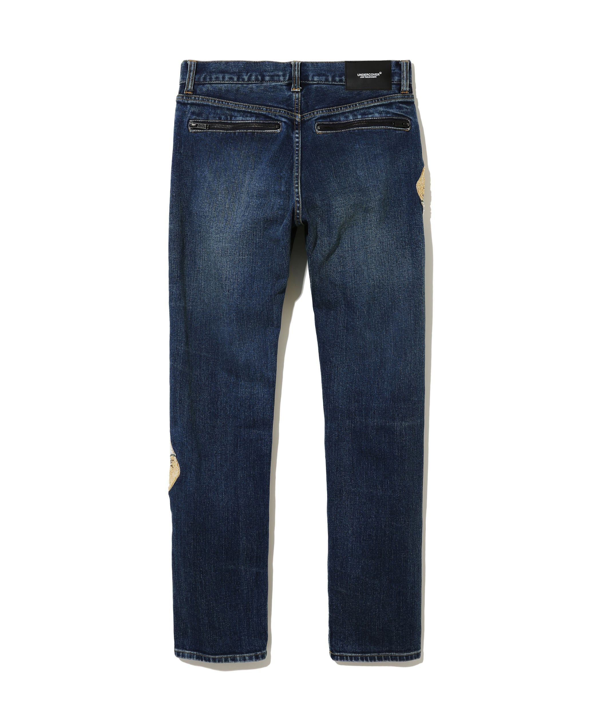 Undercover Undercover 2023 AW "Komische" Hand Denim Pants Size US 34 / EU 50 - 2 Thumbnail