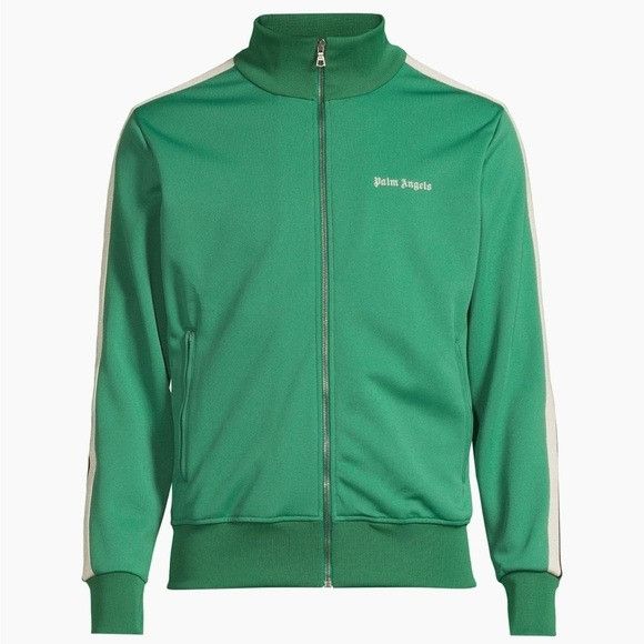 Palm Angels Palm Angels Classic Logo Track Jacket Forest Green Men’s Sma Size US S / EU 44-46 / 1 - 1 Thumbnail
