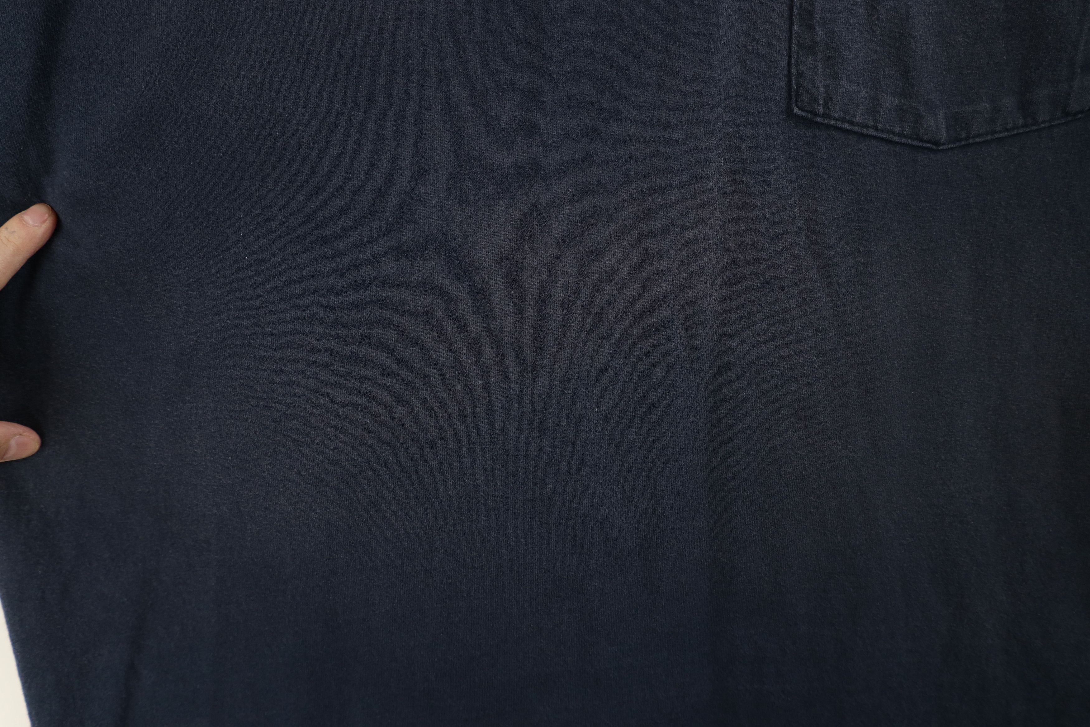 Carhartt × Vintage Vintage Carhartt Out Sun Faded Heavyweight Polo Shirt Blue Size US L / EU 52-54 / 3 - 6 Thumbnail