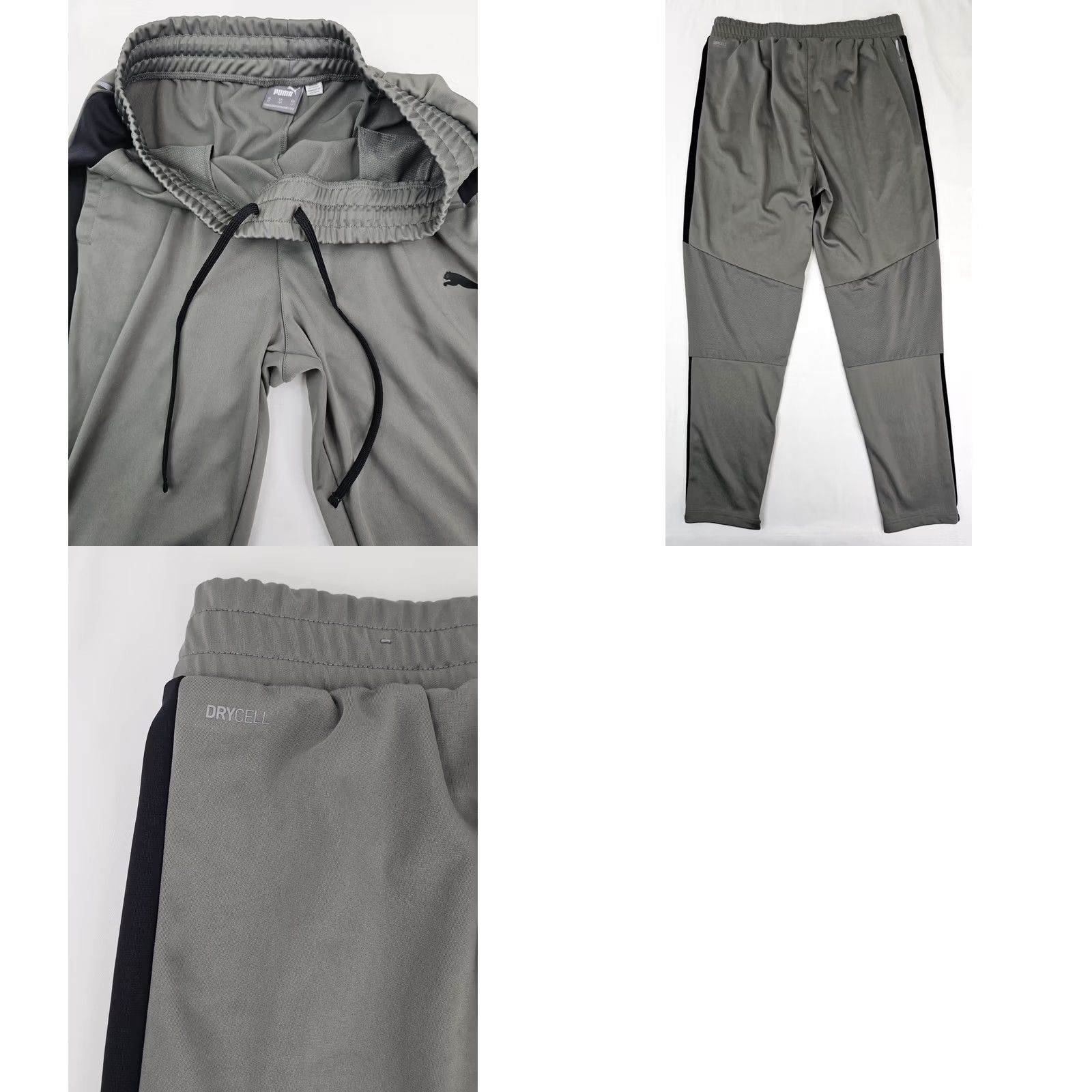 Puma Puma Drycell Athletic Soccer Track Pants Men LT Tall Gray Tapered Regular XL Gray Athletic Pants Mens LT Tall 32x29 Size US 36 / EU 52 - 8 Thumbnail