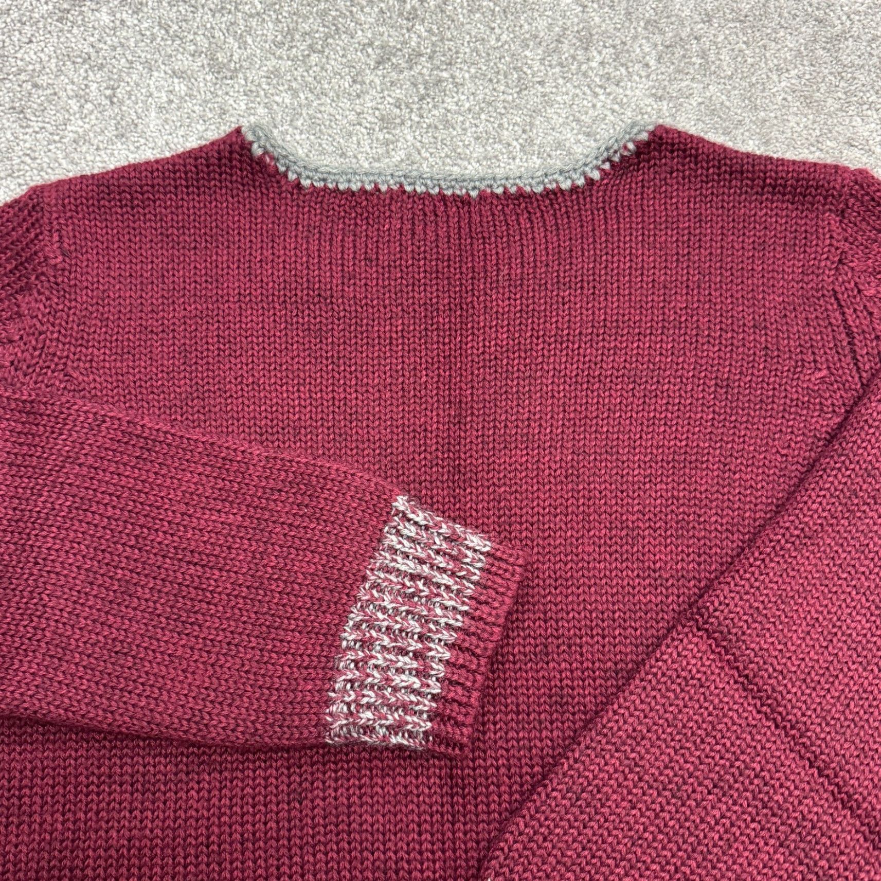 Orvis Vintage Orvis Wool Acrylic Pullover Sweater Women Large Red Holiday Christmas Fall Winter Size L / US 10 / IT 46 - 3 Thumbnail