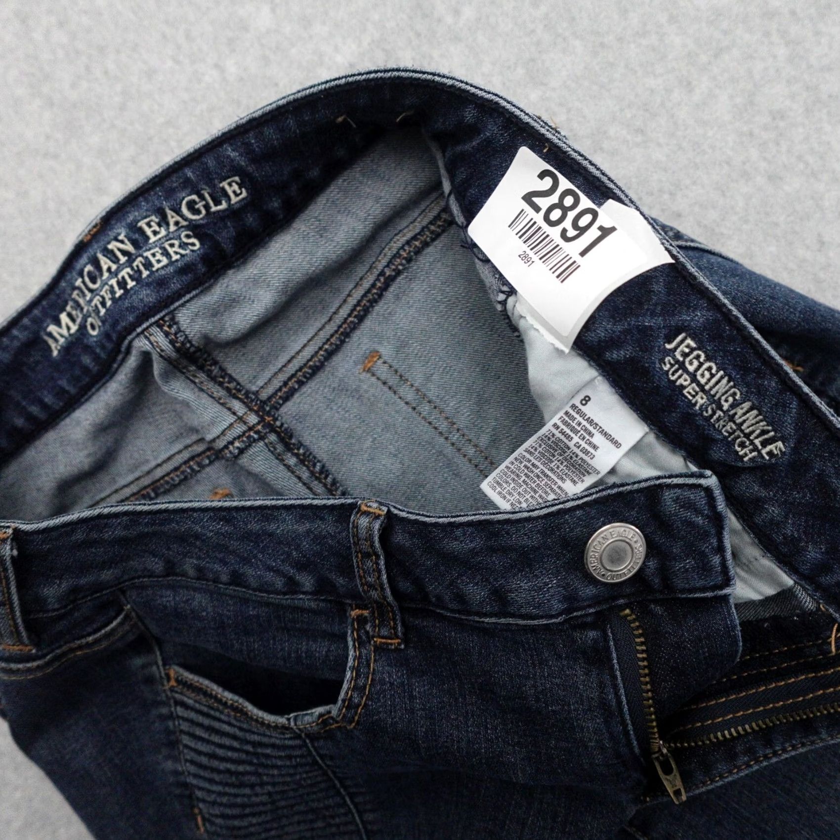 American Eagle Outfitters American Eagle Outfitters Jeans Womens Sz 8 Skinny Ankle Super Stretch Size 30" / US 8 / IT 44 - 3 Thumbnail