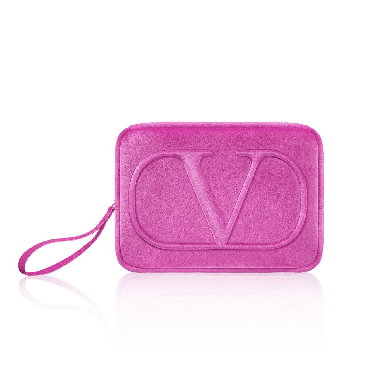 Valentino New— Valentino Beauty Pink Small Pouch Size ONE SIZE - 1 Preview