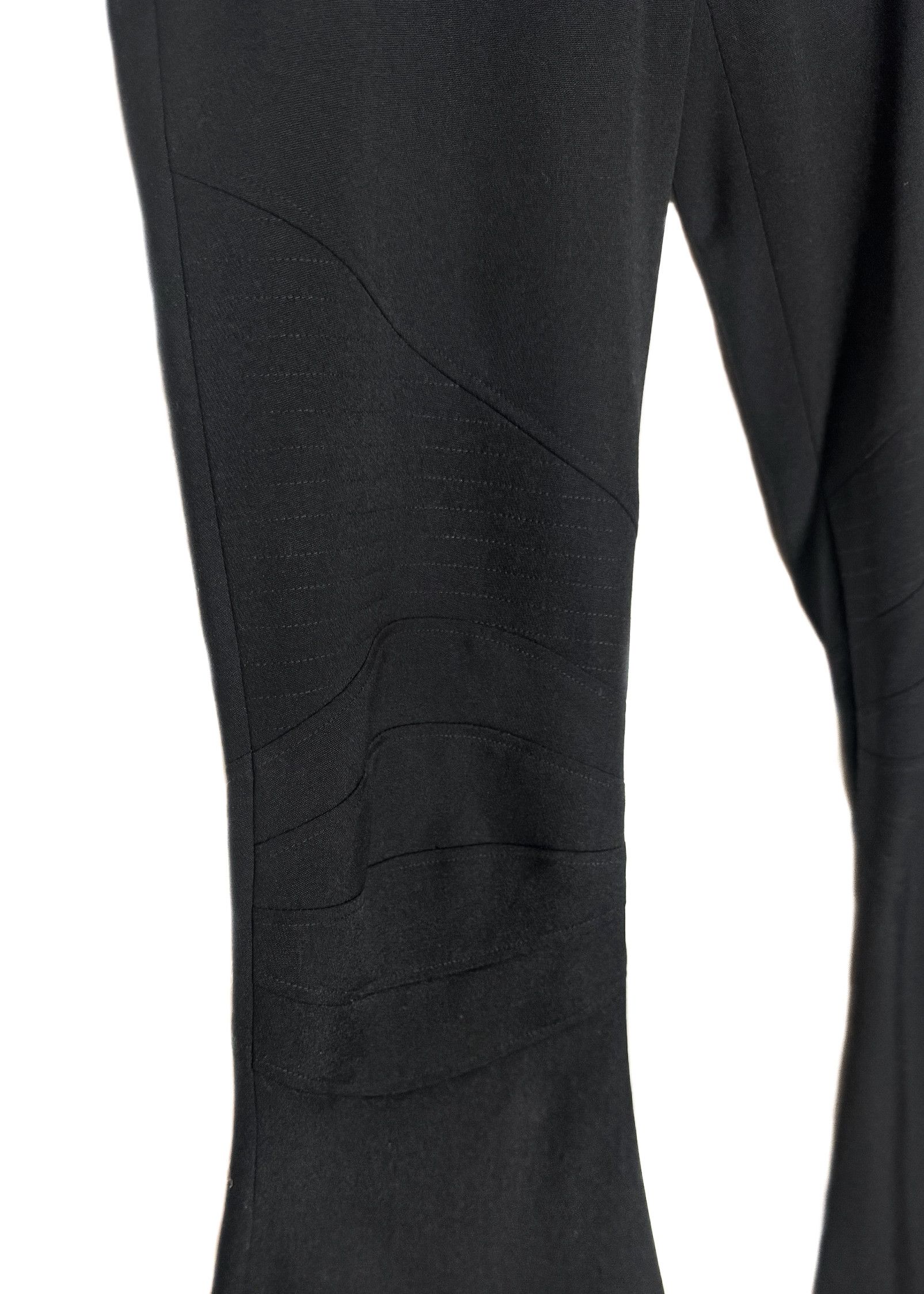 Balmain Balmain Black Biker Flare Bell Bottom Dress Pants Size 28" / US 6 / IT 42 - 5 Thumbnail