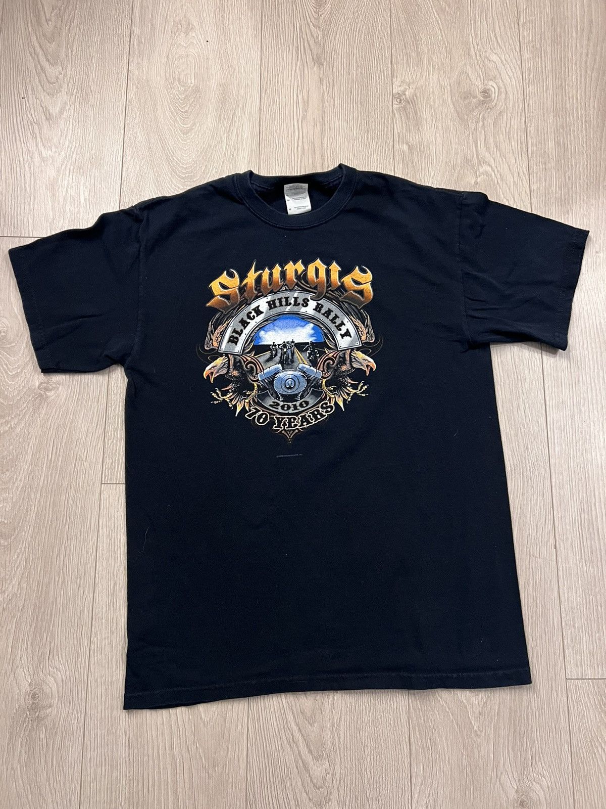 Vintage Vintage Sturgis Black Hills Rally Motorcycle Biker T Shirt Size US M / EU 48-50 / 2 - 3 Thumbnail