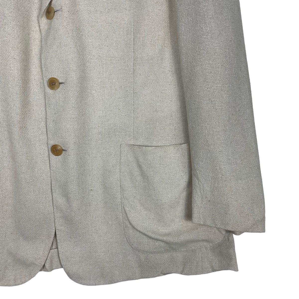 Lancel × Vintage 💥LANCEL VINTAGE LINEN JACKET Size US M / EU 48-50 / 2 - 4 Thumbnail