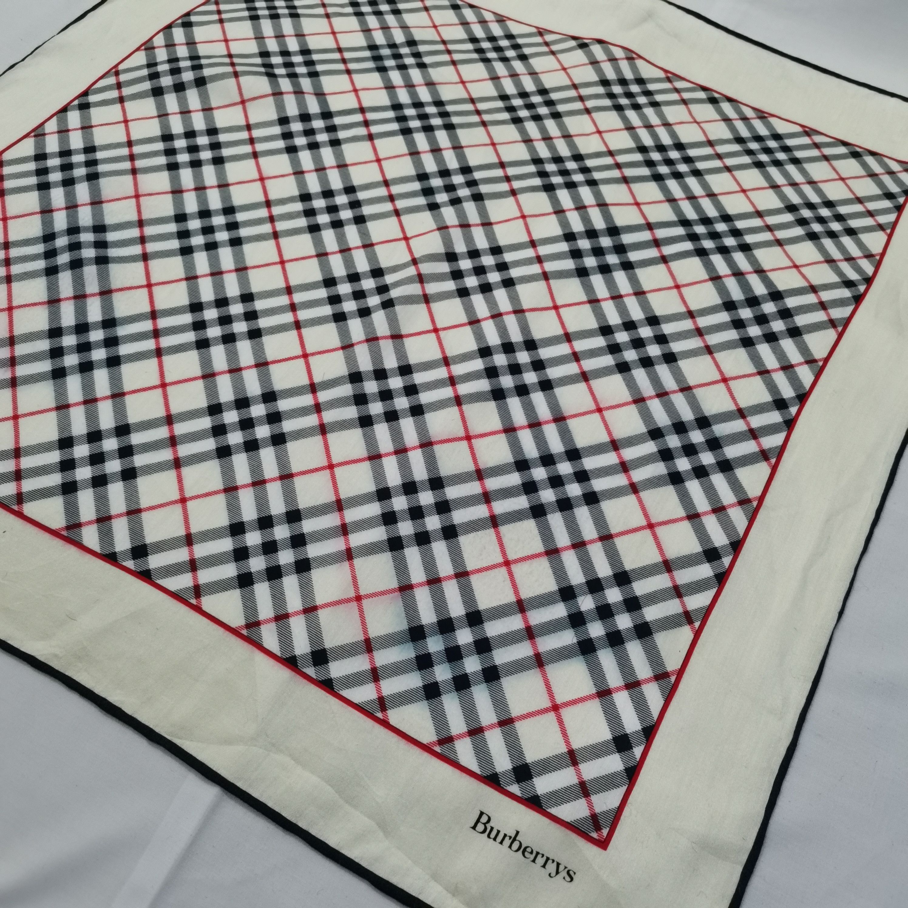 Burberry BURBERRY HANDKERCHIEF/ BANDANA/ SCARF Size ONE SIZE - 4 Thumbnail