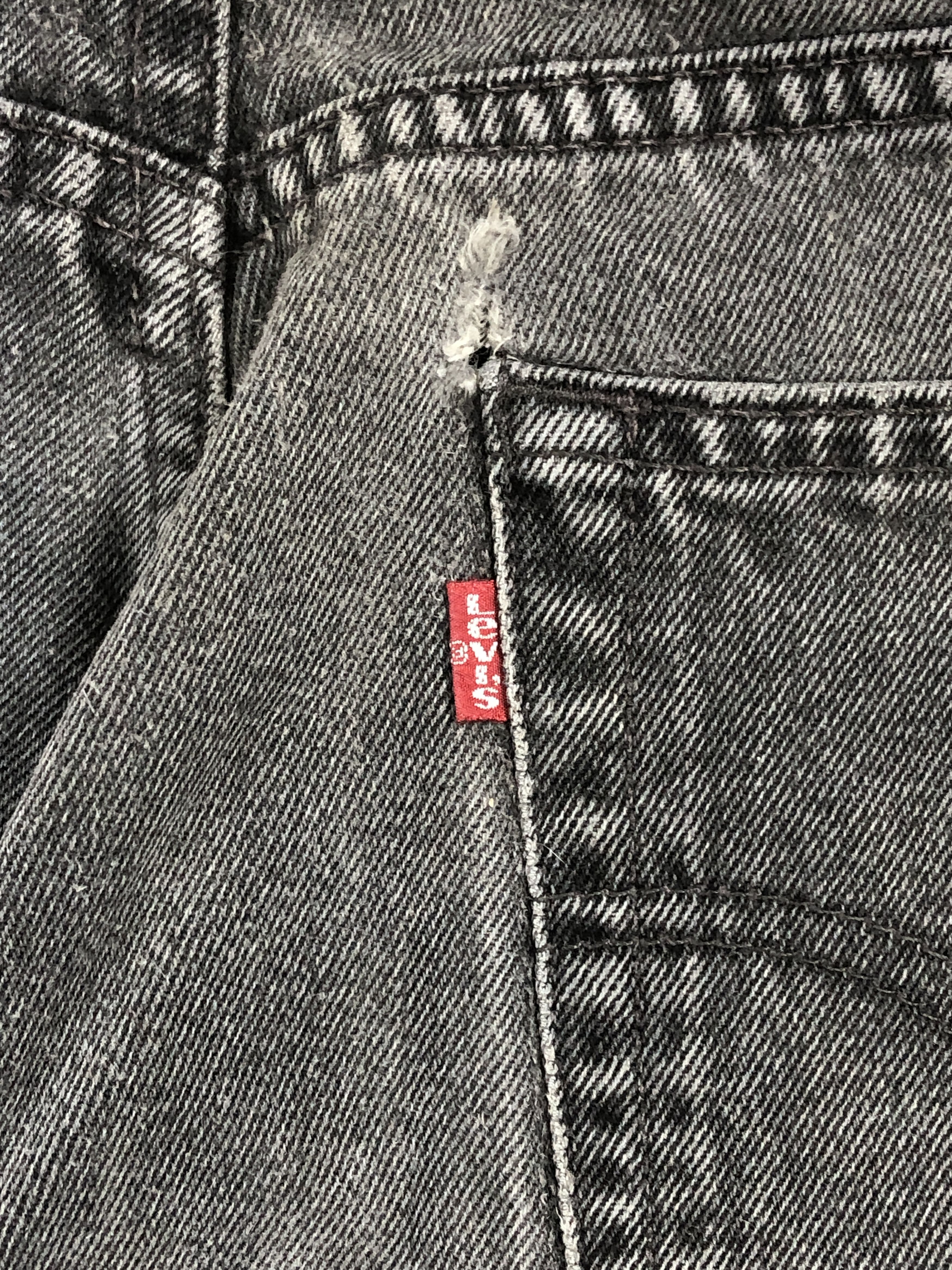 Levi's Vintage 90s Levis 505 Faded Black Jeans DP2264 Size US 38 / EU 54 - 6 Thumbnail