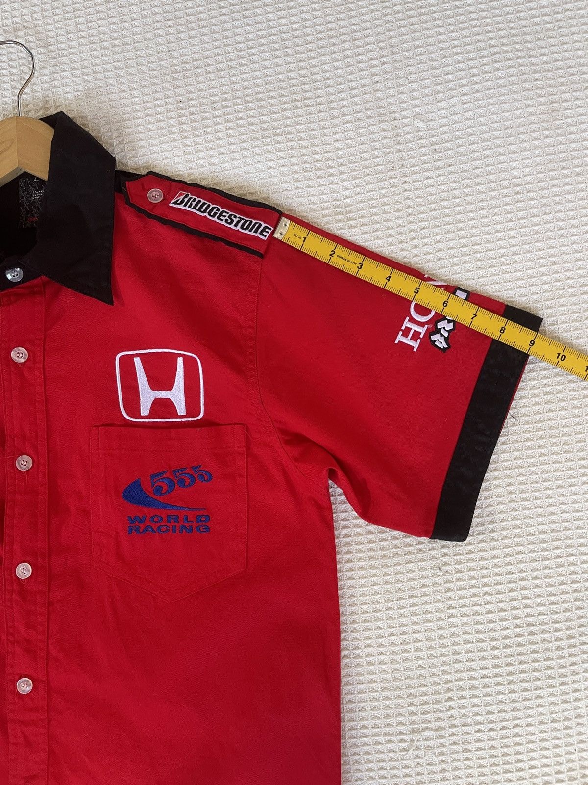 Rare🔥Vintage HONDA LUCKY STRIKE Button Shirt