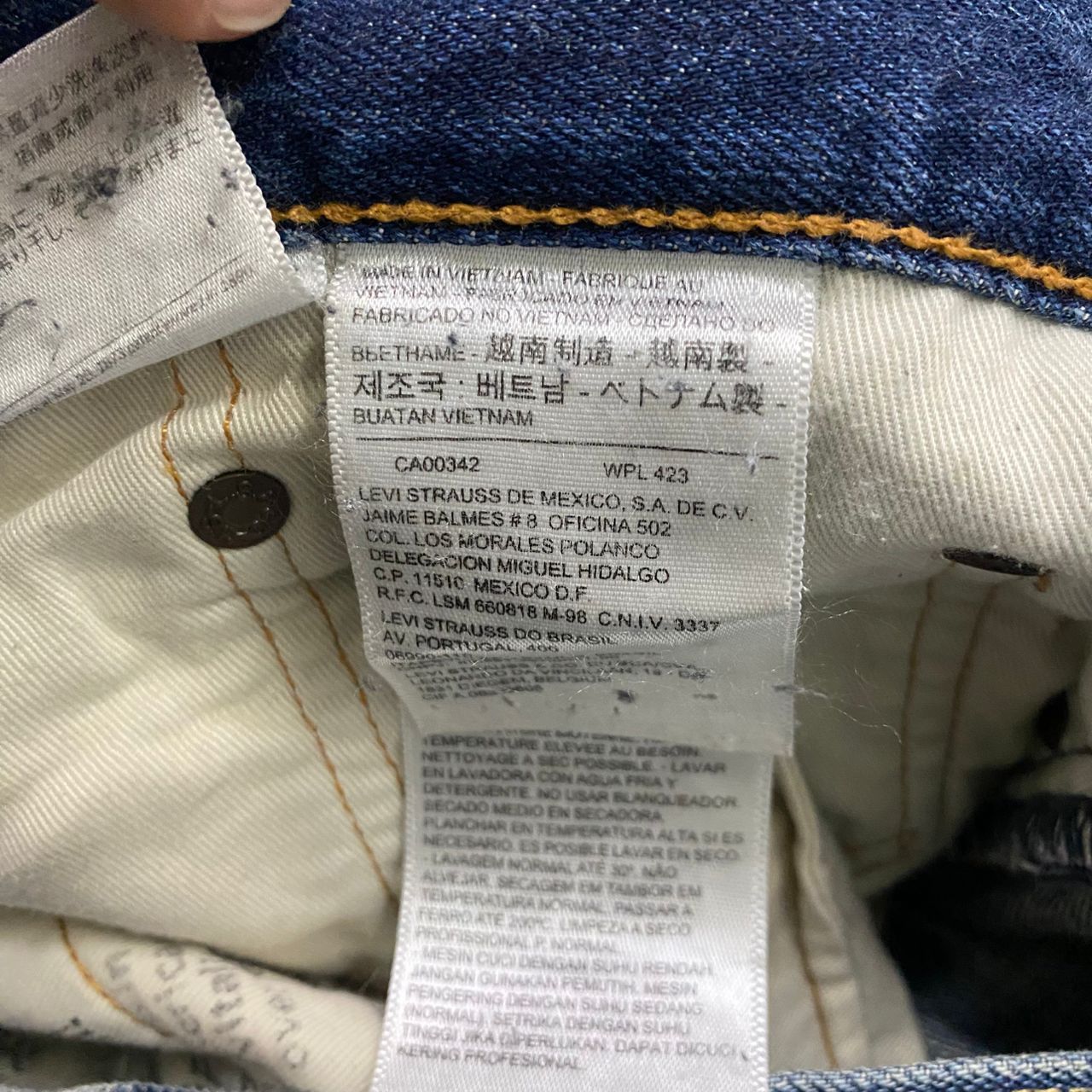 Levi's 💥Best Offer💥Vintage Levis 502 Distressed Denim Size US 32 / EU 48 - 17 Thumbnail