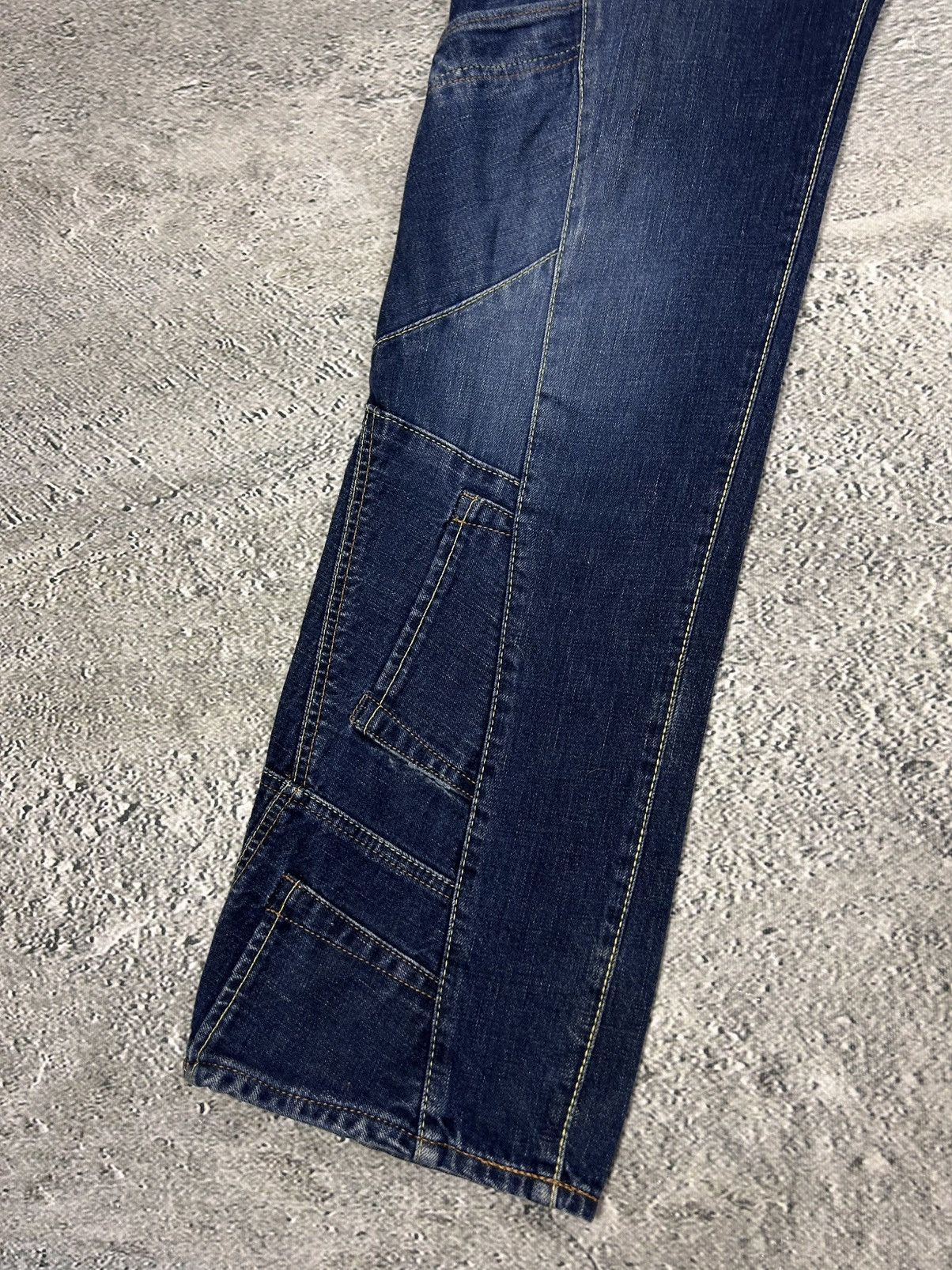 Evisu Evisu EU ED jeans vintage denim pants patchwork navy Y2K Size US 30 / EU 46 - 9 Thumbnail