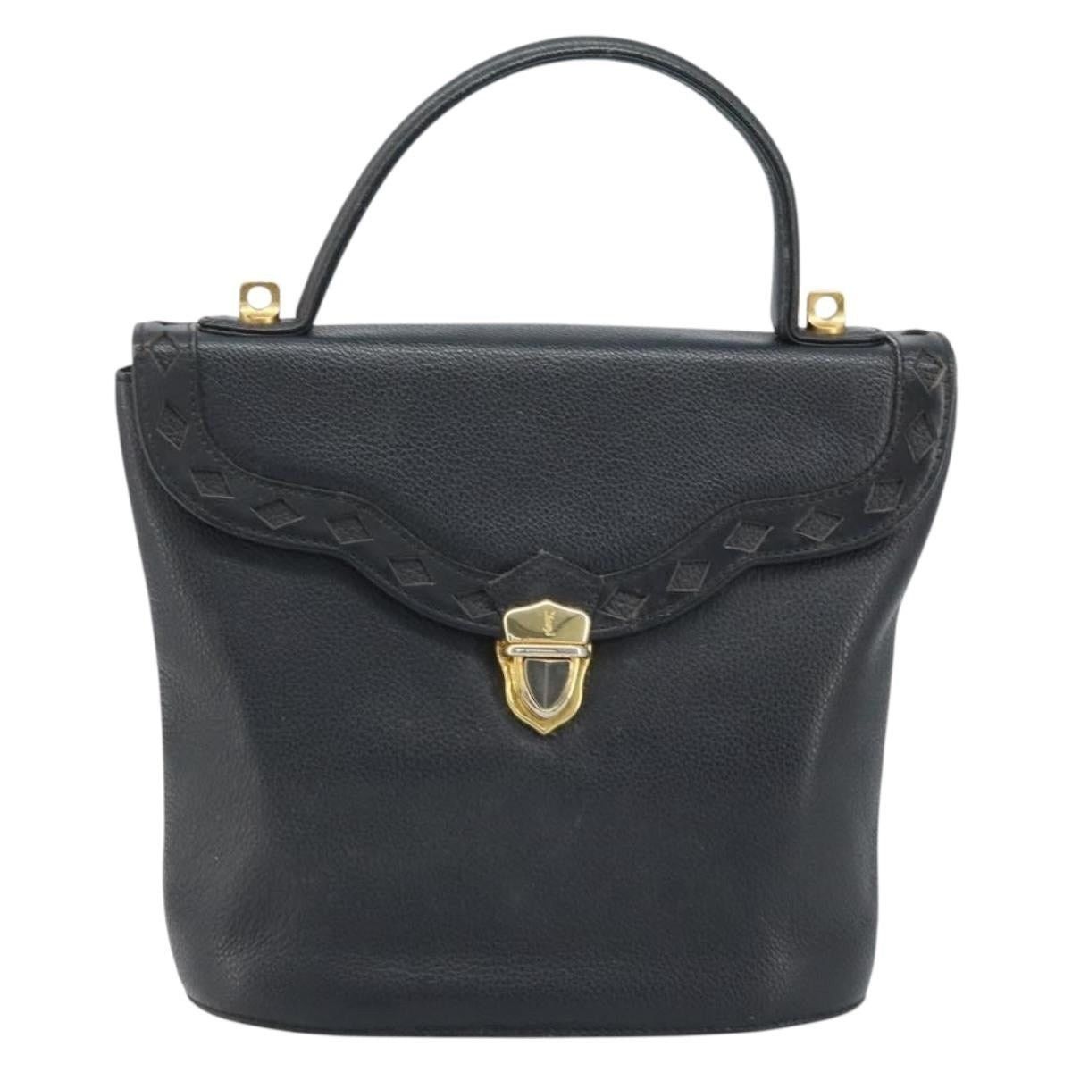 Saint Laurent Paris Saint Laurent Leather Handbag Black Size ONE SIZE - 1 Thumbnail