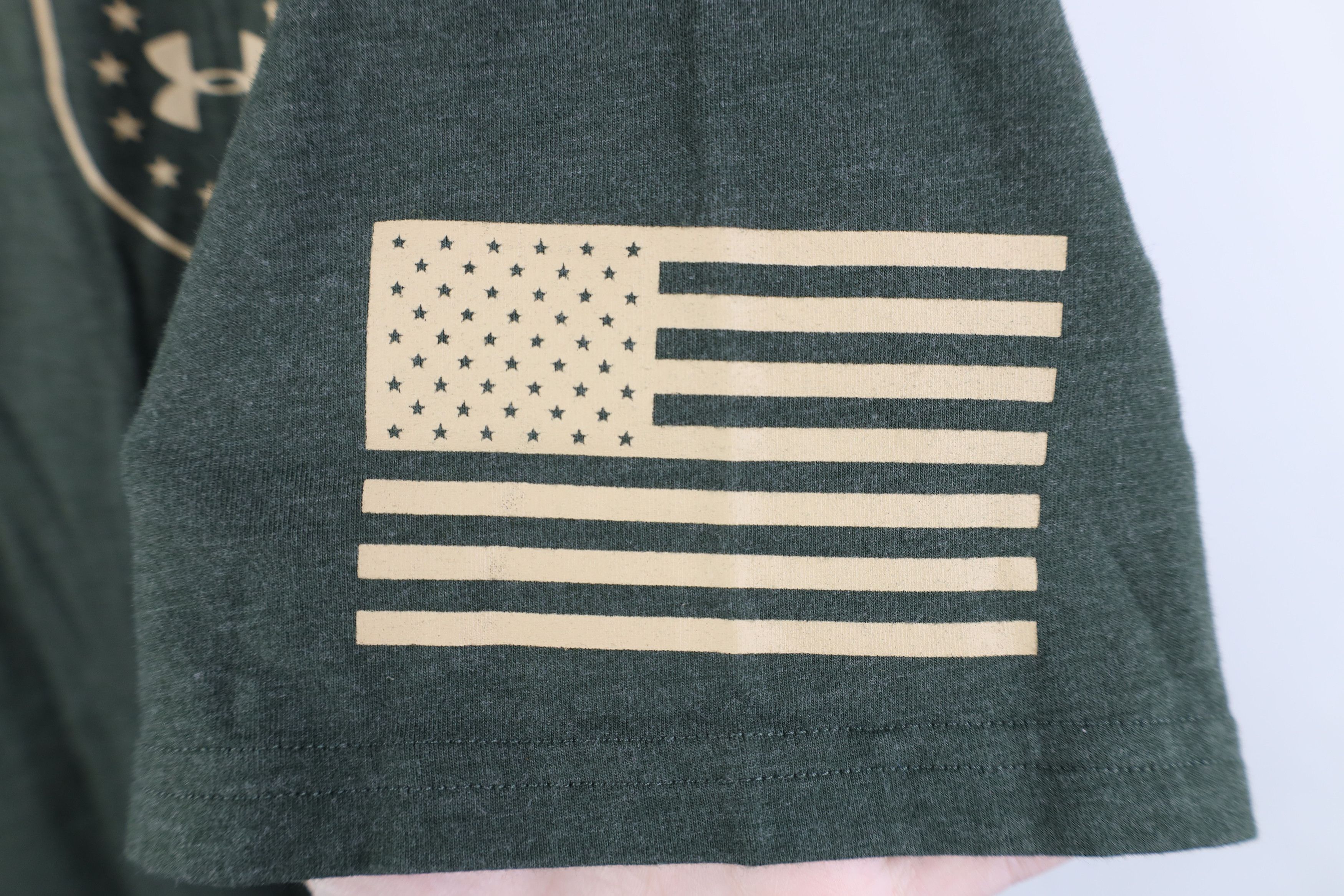 Under Armour Under Armour Military Freedom Short Sleeve T-Shirt Green Size US XL / EU 56 / 4 - 4 Thumbnail