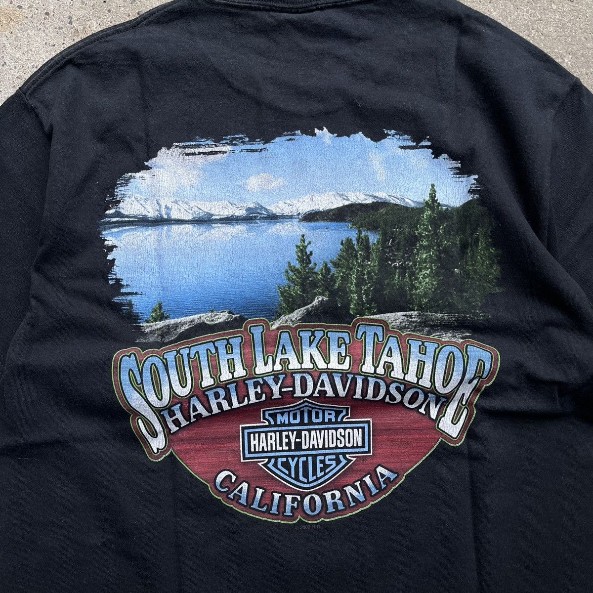 Harley Davidson × Vintage × West Coast Choppers Harley Davidson knucklehead California Vintage tshirt Size US S / EU 44-46 / 1 - 6 Thumbnail