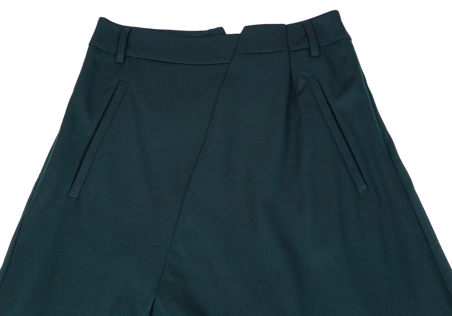 Maison Margiela Bias Cut Sarouel Pants in Dark Green Size 40 Size 28" / US 6 / IT 42 - 2 Thumbnail