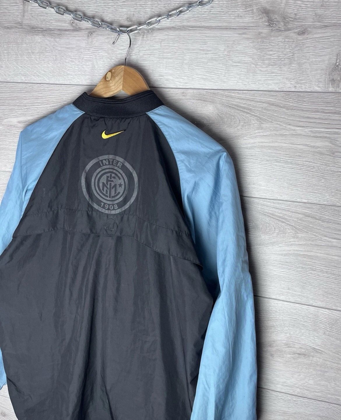 Nike Vintage soccer jacket Nike Inter XL (s-m) 1990s Size US M / EU 48-50 / 2 - 6 Thumbnail