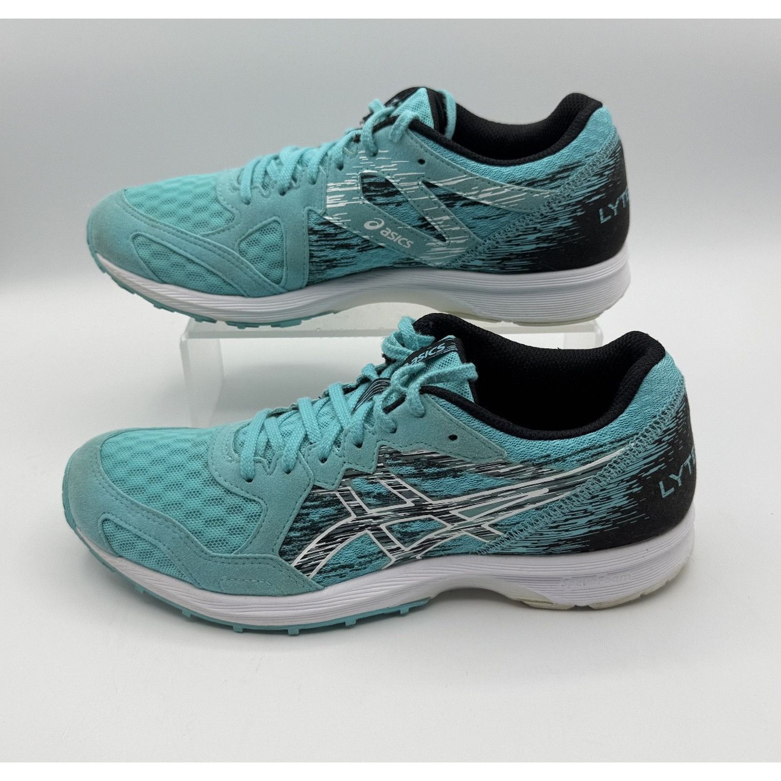 Asics Asics Lyteracer Black & Teal Running Shoe, Size 9 Size US 9 / EU 42 - 4 Thumbnail