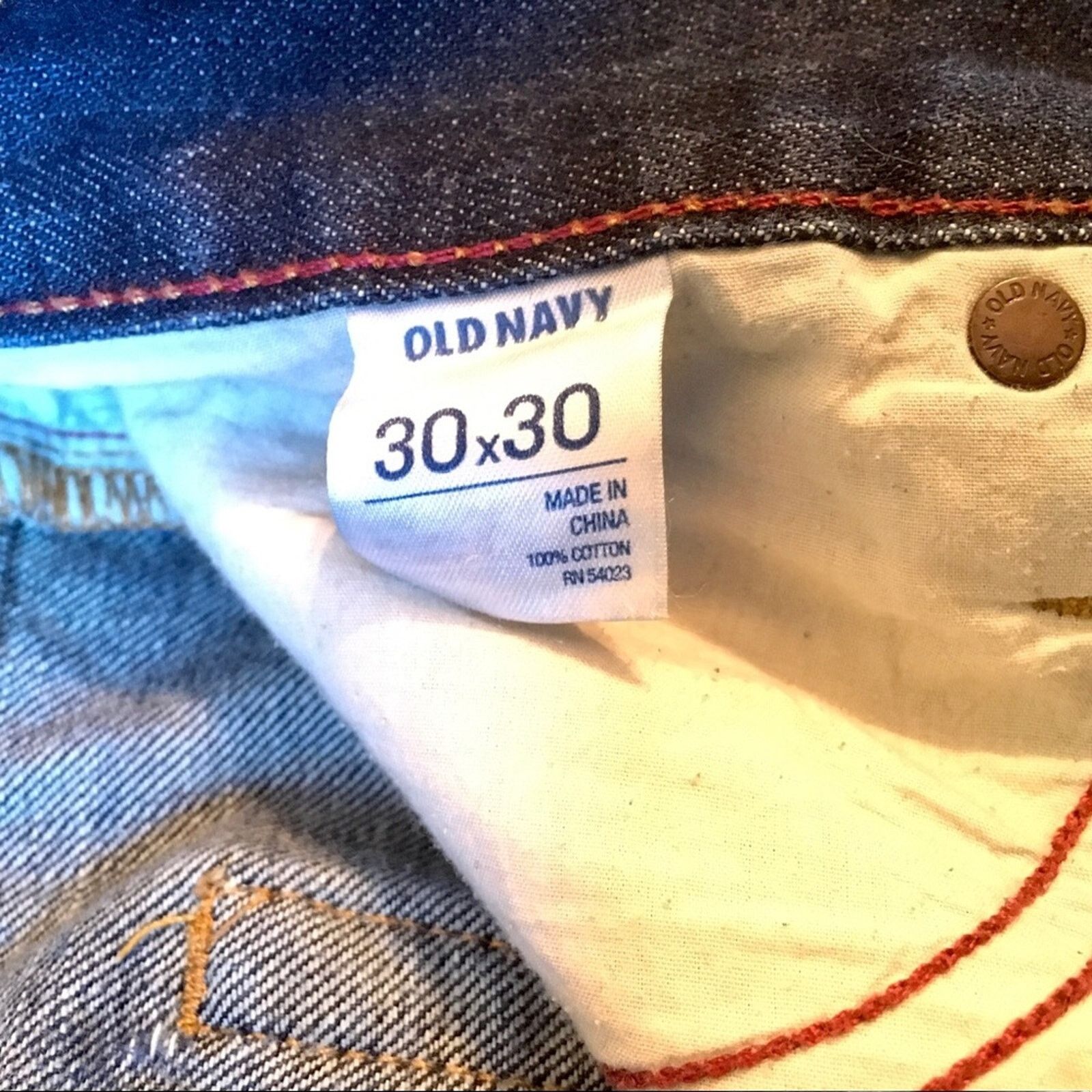 Old Navy Old Navy Straight Leg Blue Jeans, 30x30 Size US 30 / EU 46 - 5 Thumbnail