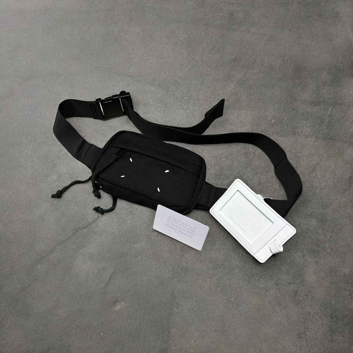 Maison Margiela MAISON MARTIN MARGIELA STEREOTYPE BLACK MINI CROSSBODY BAG  | Grailed