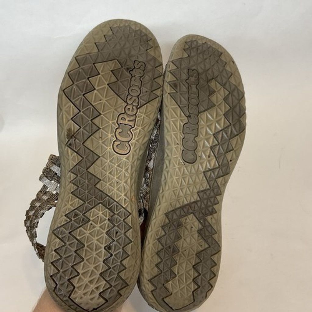 Other CC Resorts Earth Weave Open Toe Mary Jane Shoes Women 9/9.5 Size US 9 / IT 39 - 2 Thumbnail