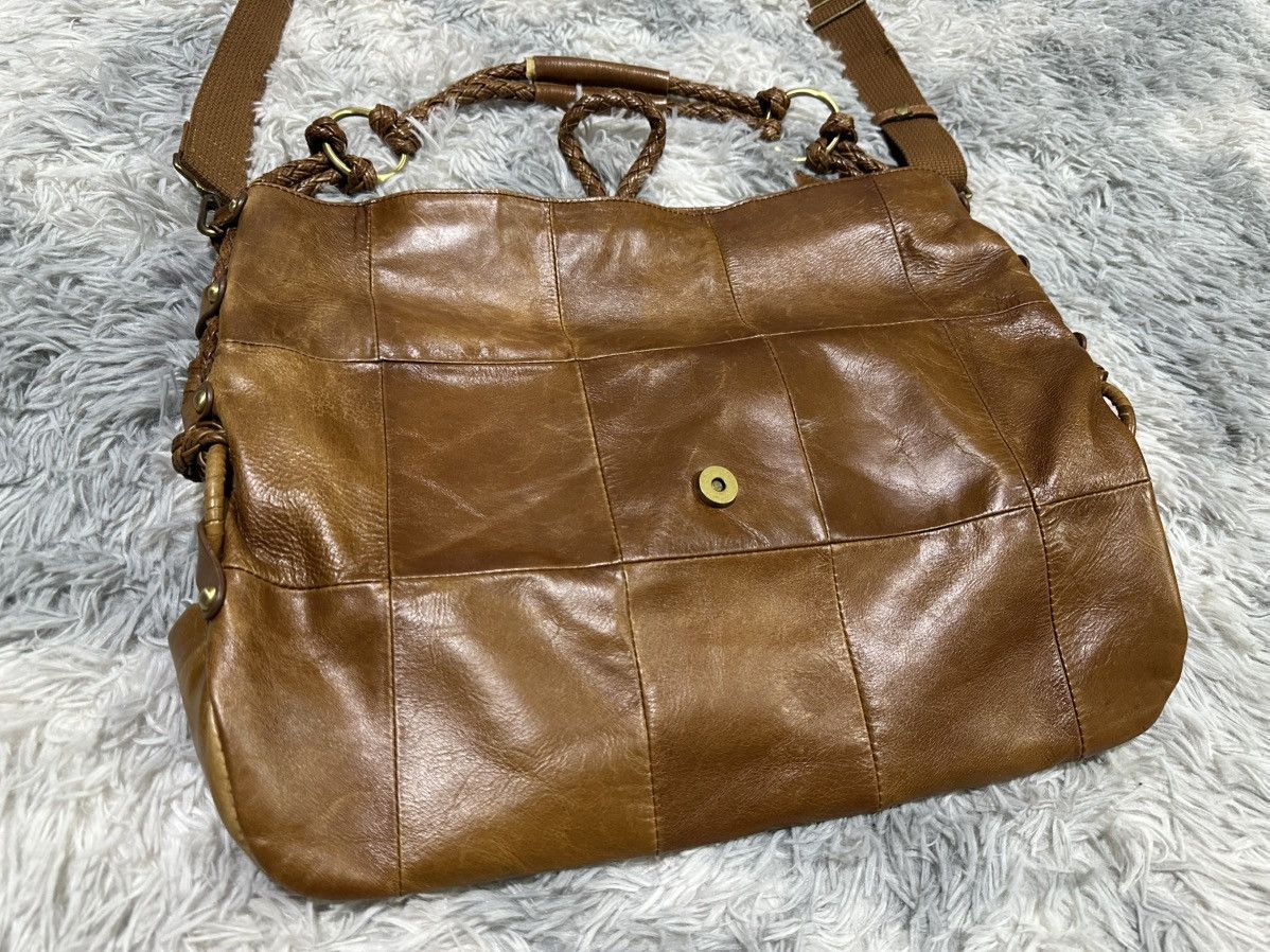 GOA 🔥Y2K Archived G.o.a Patchwork Leather Crossbody Bag 2-ways Size ONE SIZE - 10 Thumbnail