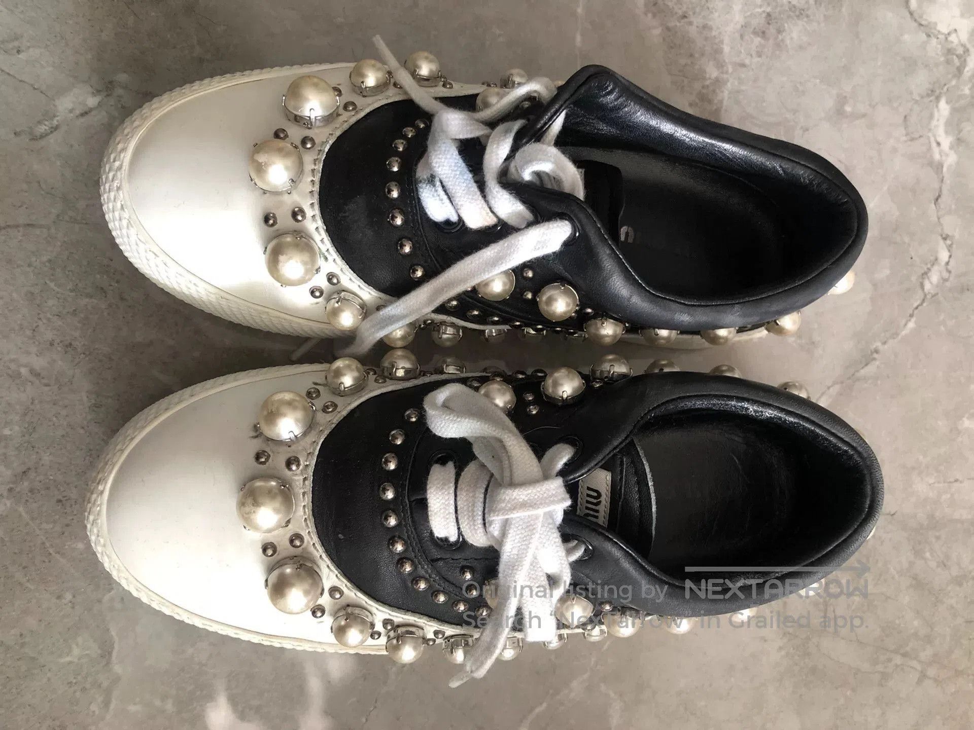 Miu Miu Miu Miu Limited Pearl Shell. Size US 4 / IT 34 - 2 Thumbnail