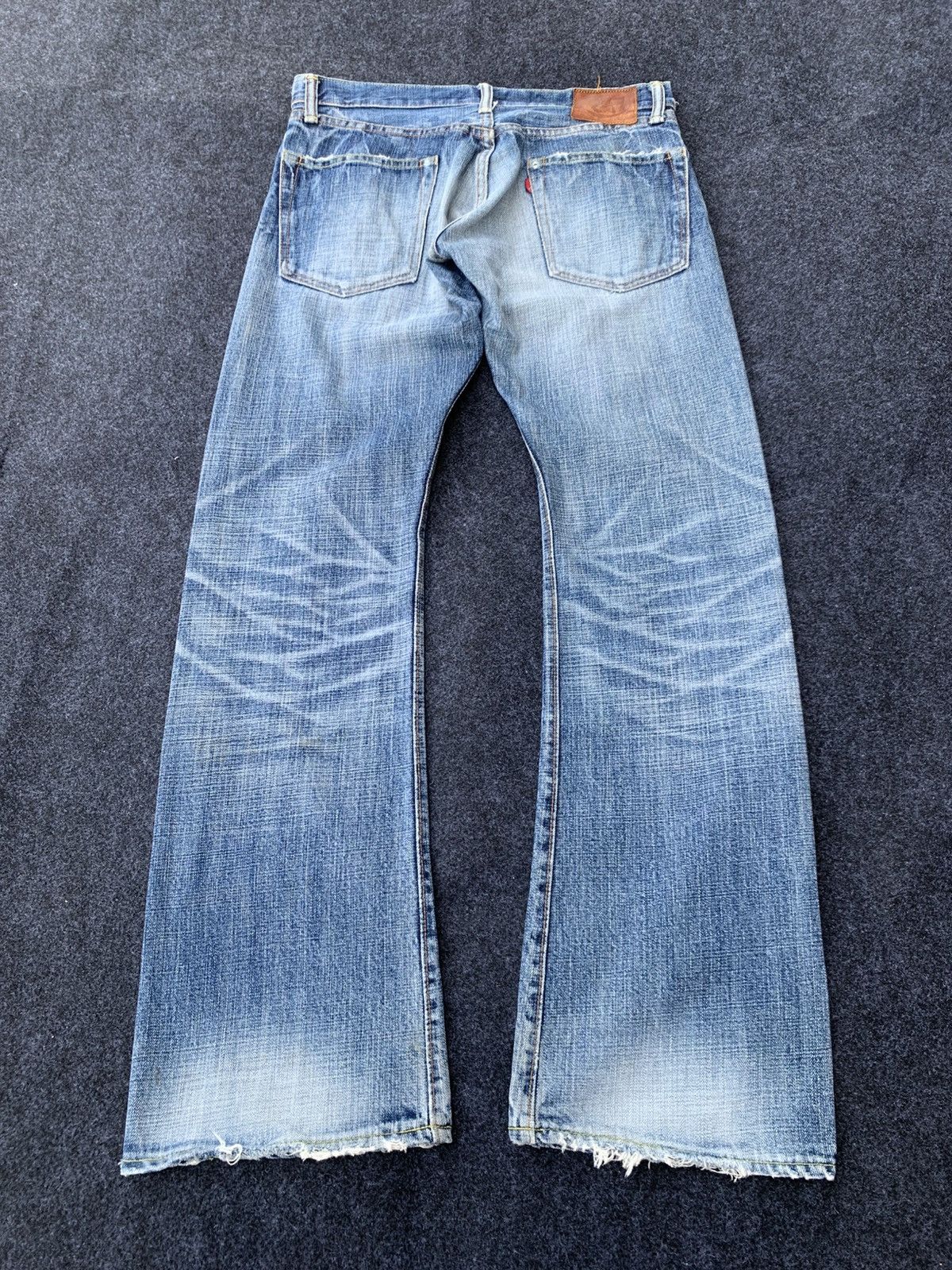 Eternal Eternal Flare Jeans Japan Made – Distressed Vintage Look Size US 32 / EU 48 - 4 Thumbnail
