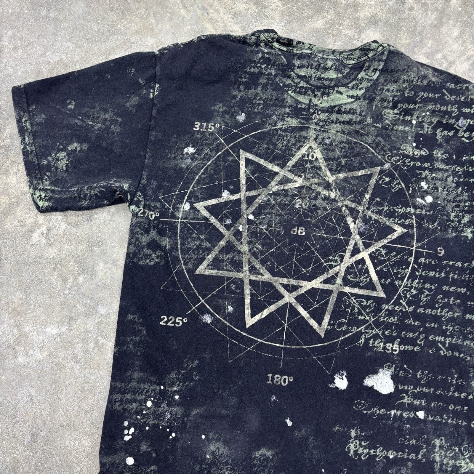 Hanes Vintage 2000s Slipknot All Over Print Short Sleeve T Shirt M Size US M / EU 48-50 / 2 - 6 Thumbnail
