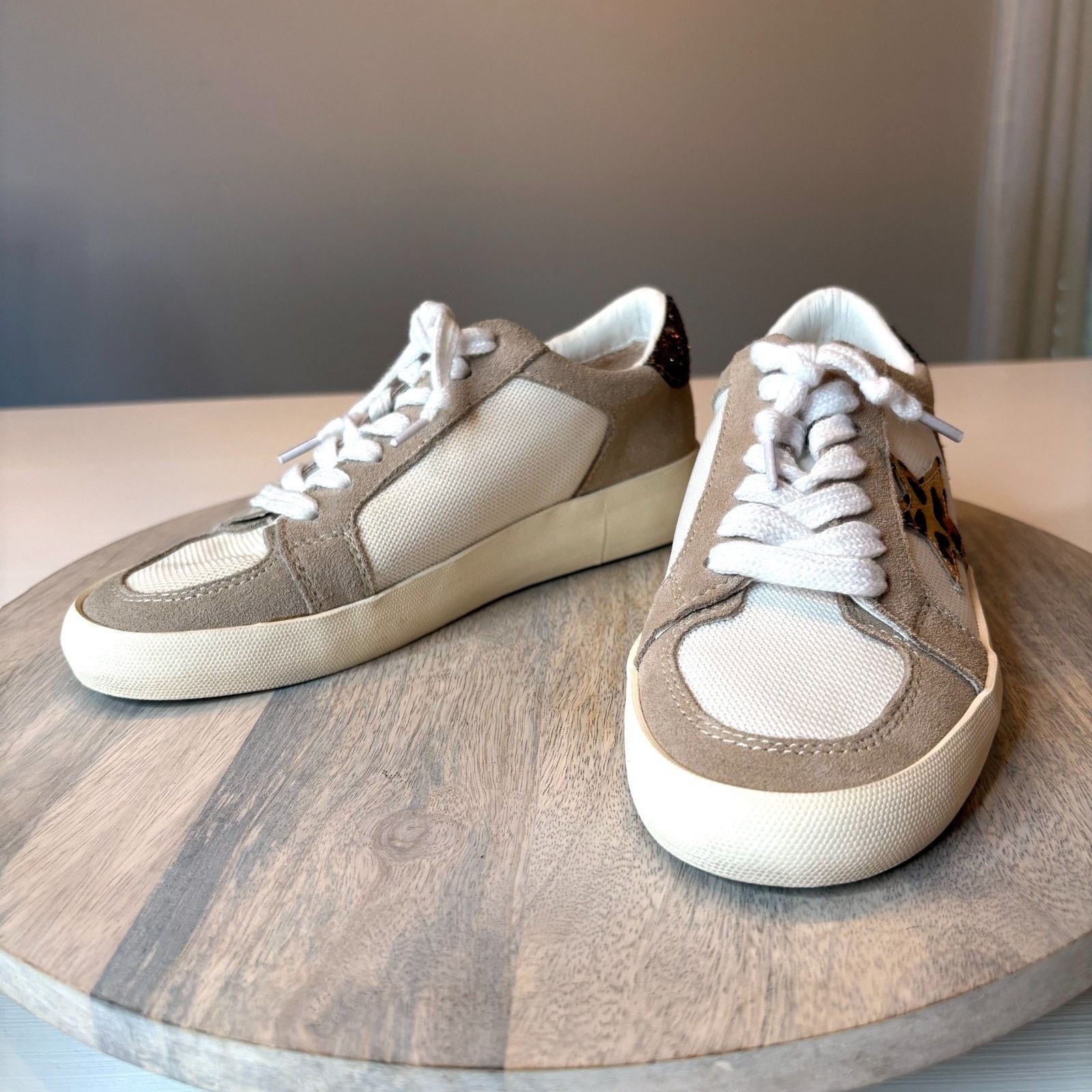 Vintage Havana Vintage Havana Leopard Sneakers Women's US 6 Beige Size US 6 / IT 36 - 3 Thumbnail
