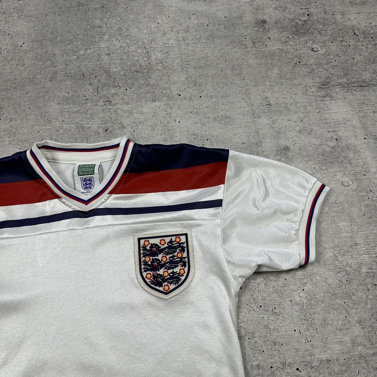 Umbro England Jersey Retro Replicas Soccer Jersey 80-83 Score Draw Size US XS / EU 42 / 0 - 3 Thumbnail