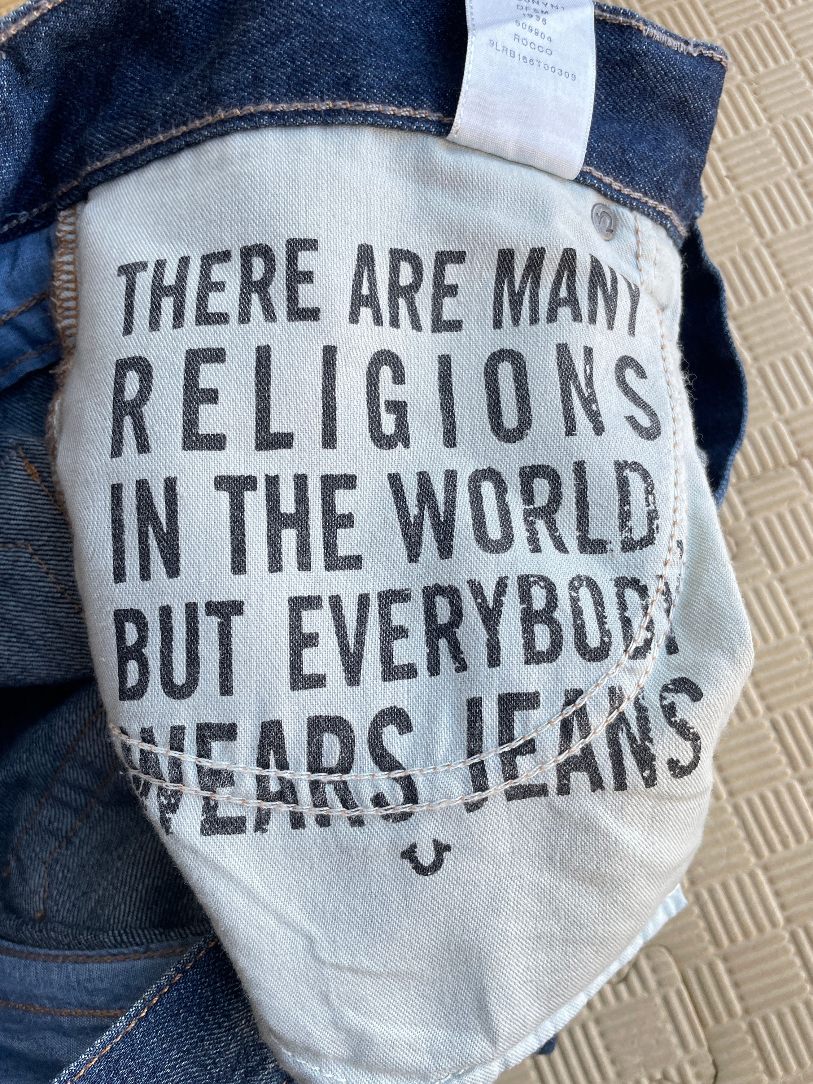 True Religion True Religion Made in USA Rocco Relaxed Skinny Denim Size 36 Size US 36 / EU 52 - 15 Thumbnail