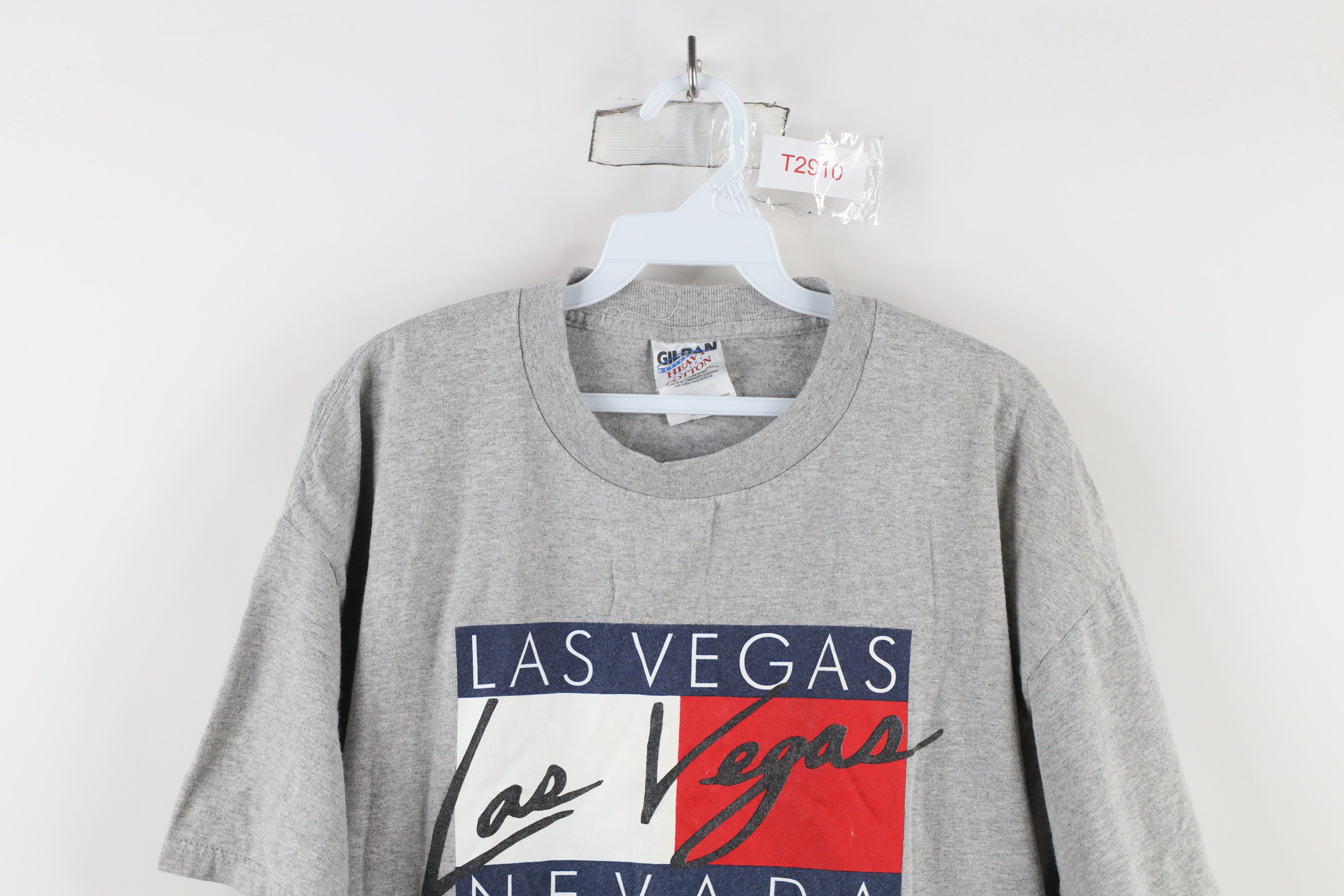 Vintage Vintage 90s Streetwear Las Vegas Flag Short Sleeve T-Shirt Size US L / EU 52-54 / 3 - 2 Thumbnail