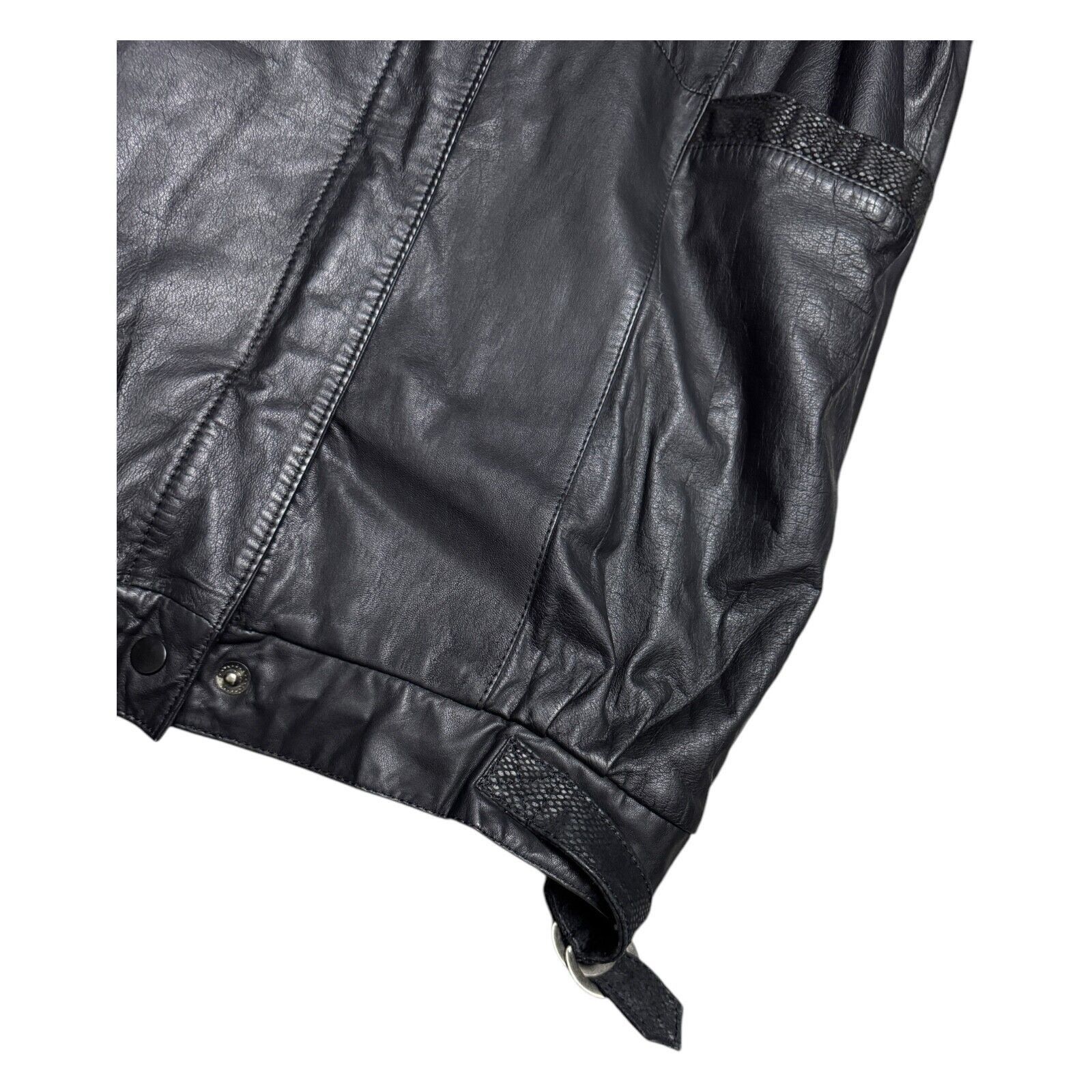 G-III STUNNING Vintage 90s G-III 100% GENUINE LEATHER Coat Small Size S / US 4 / IT 40 - 5 Thumbnail