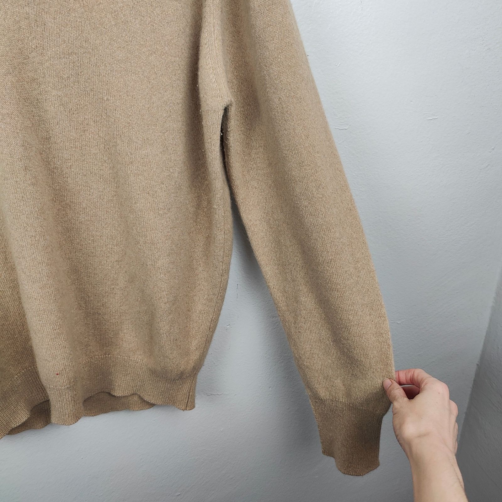 Other Vintage St Michael Sweater Mens 42 US L Tan V-Neck Size US L / EU 52-54 / 3 - 5 Thumbnail